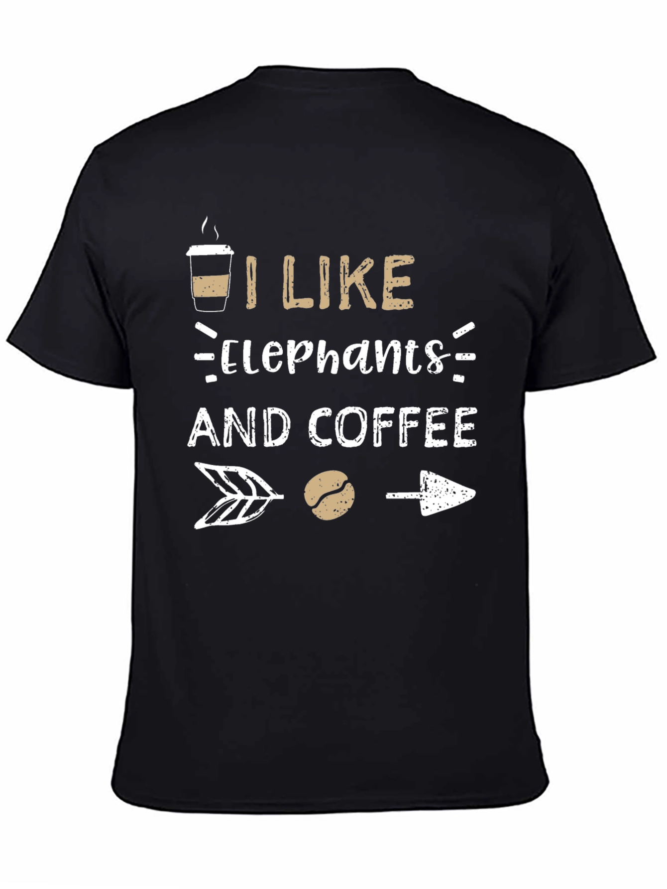 I Like Elephants and Coffee T-Shirt
