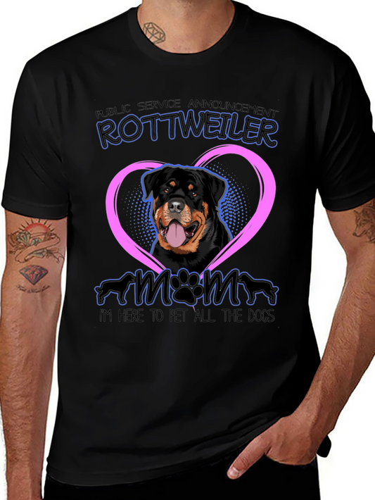 Rottweiler Mom T-Shirt - Dog Lover Tee