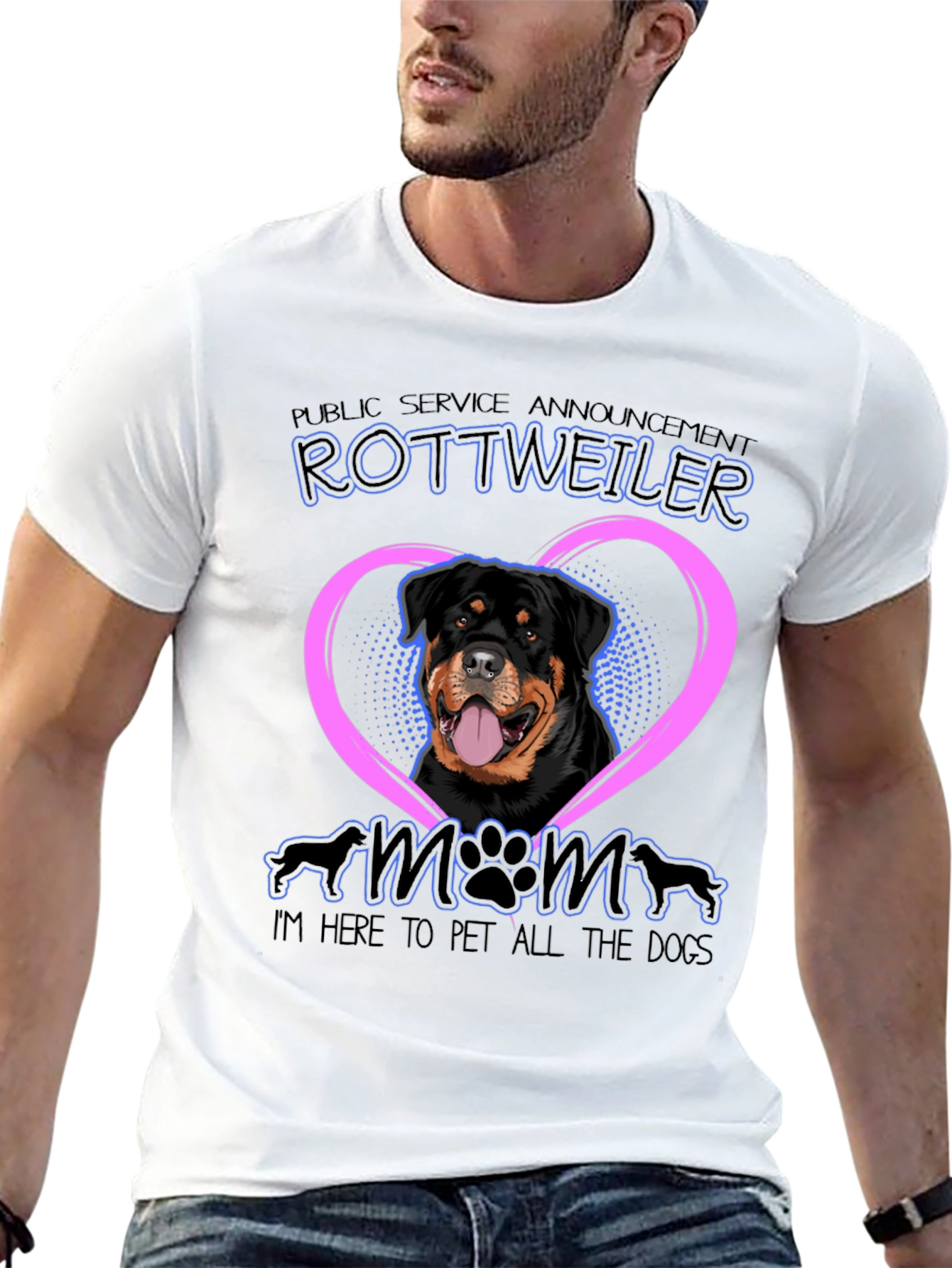 Rottweiler Mom T-Shirt - Dog Lover Tee