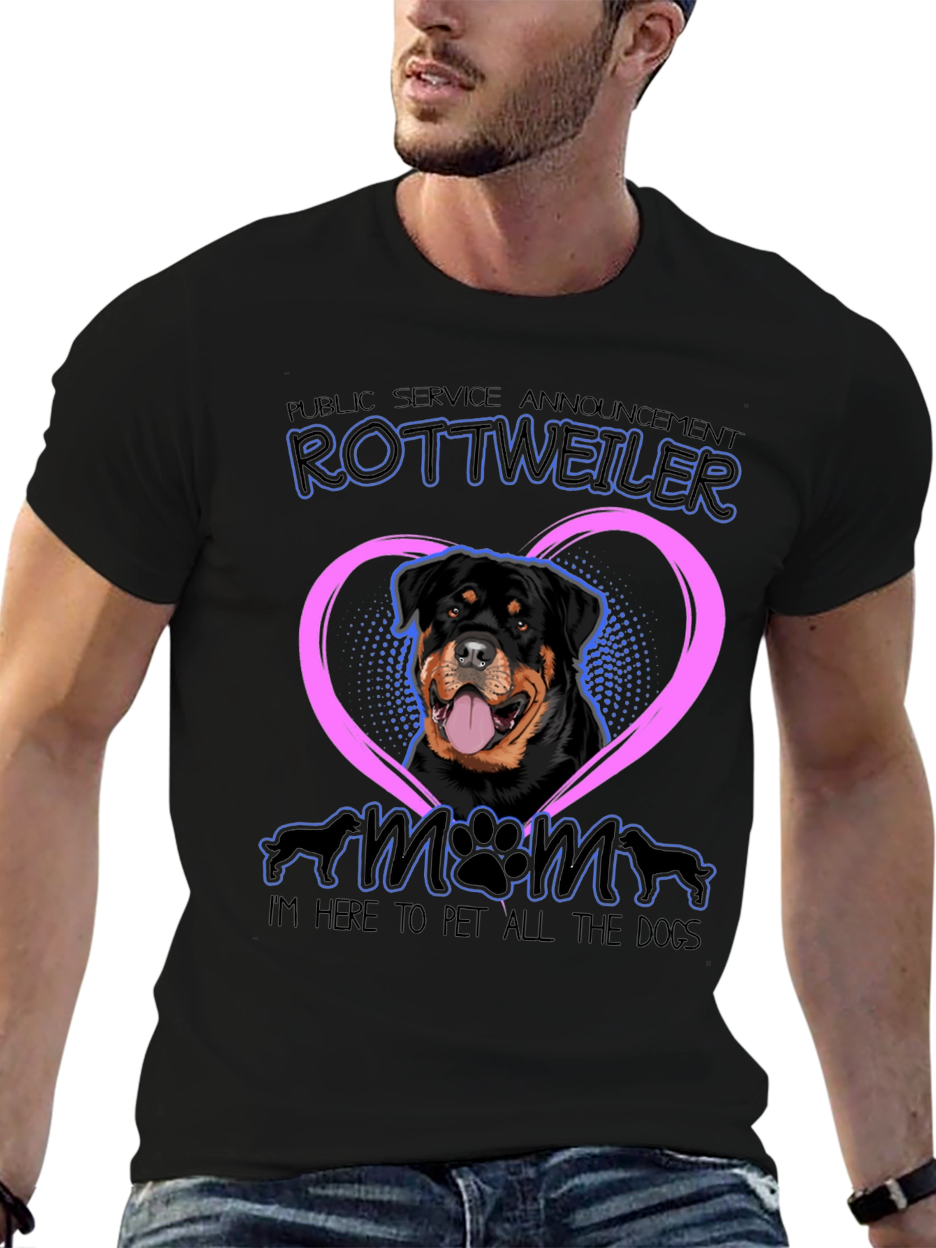Rottweiler Mom T-Shirt - Dog Lover Tee