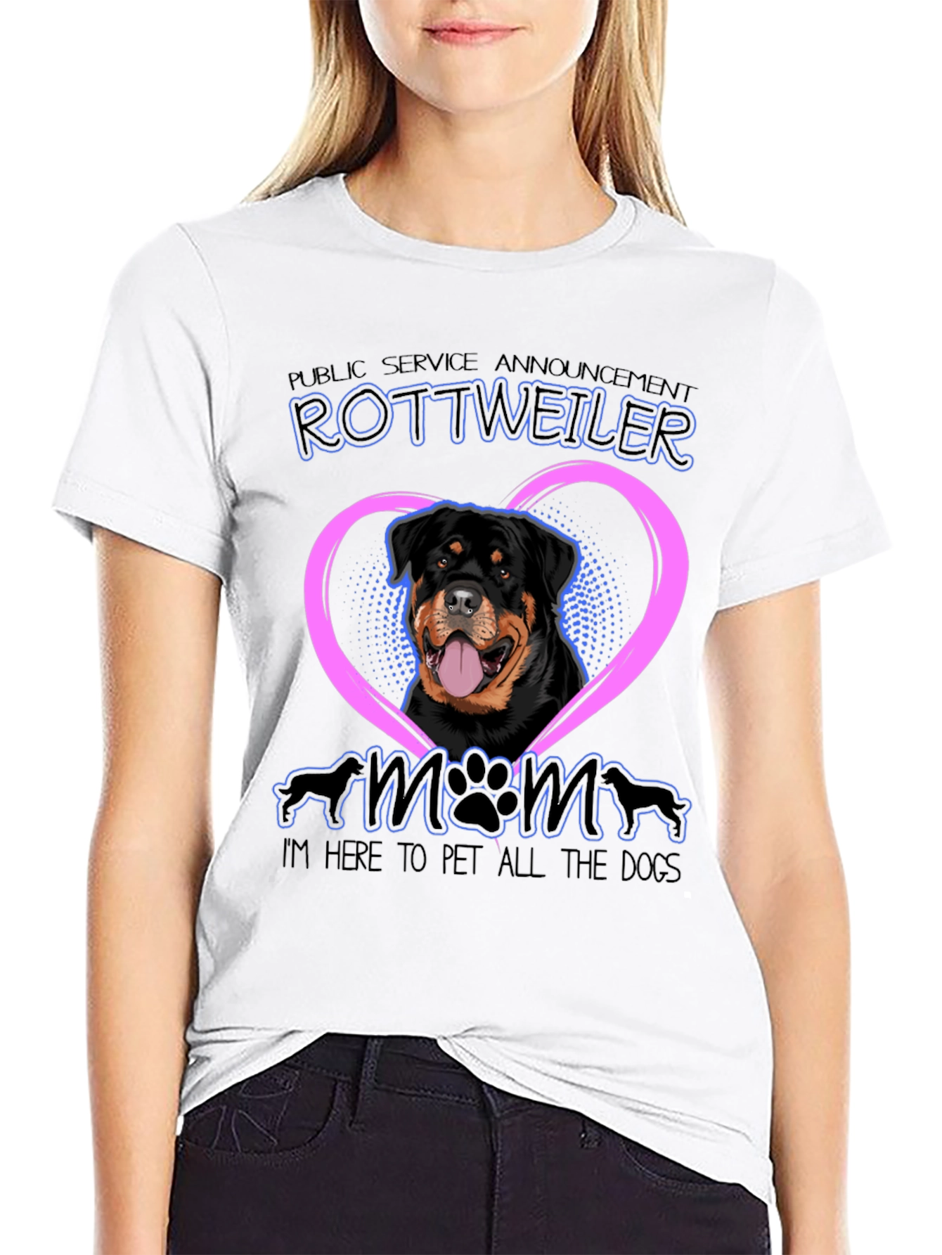 Rottweiler Mom T-Shirt - Dog Lover Tee
