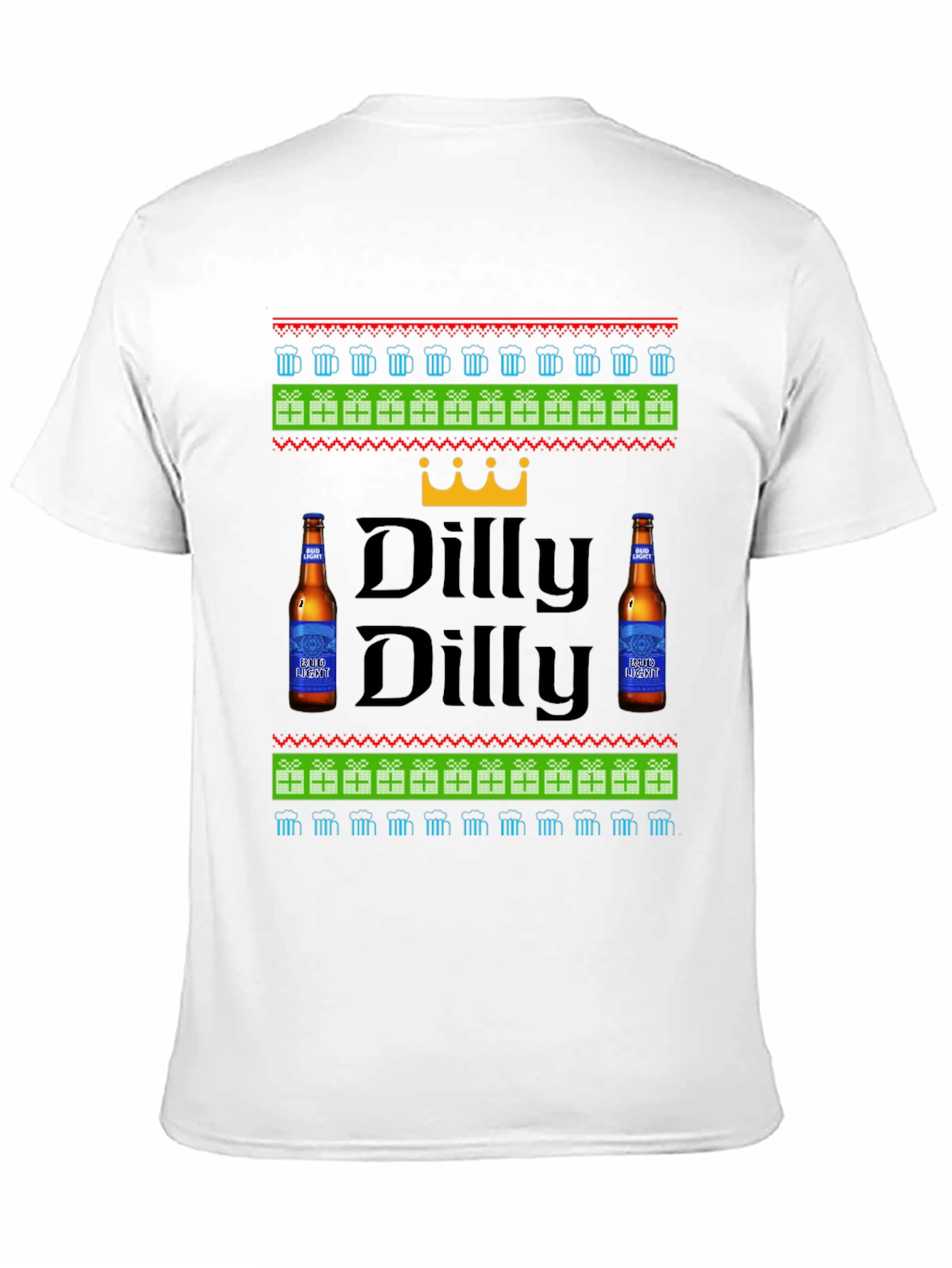 Dilly Dilly Beer Ugly Christmas T-Shirt