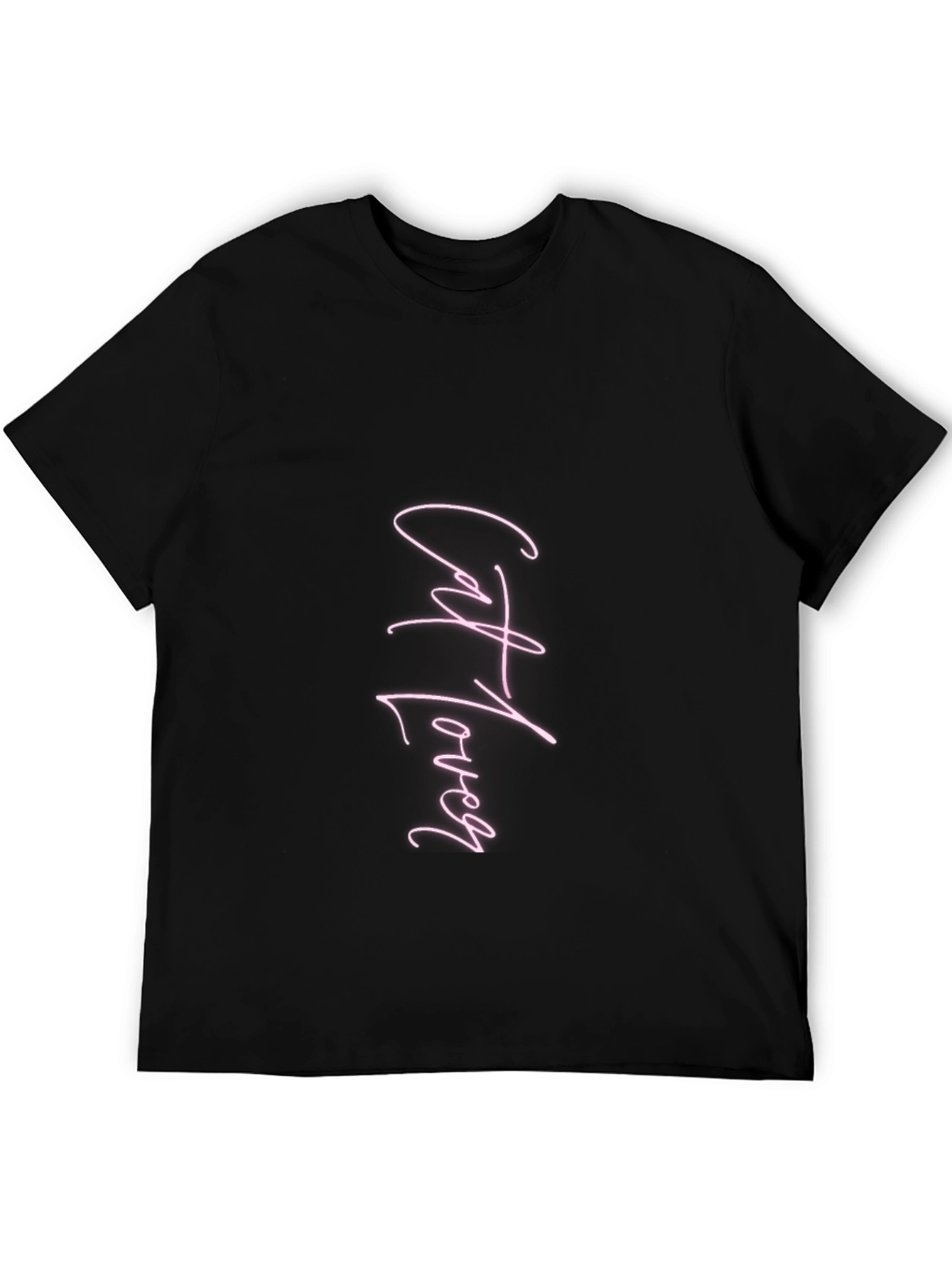 Cat Lover Black T-Shirt