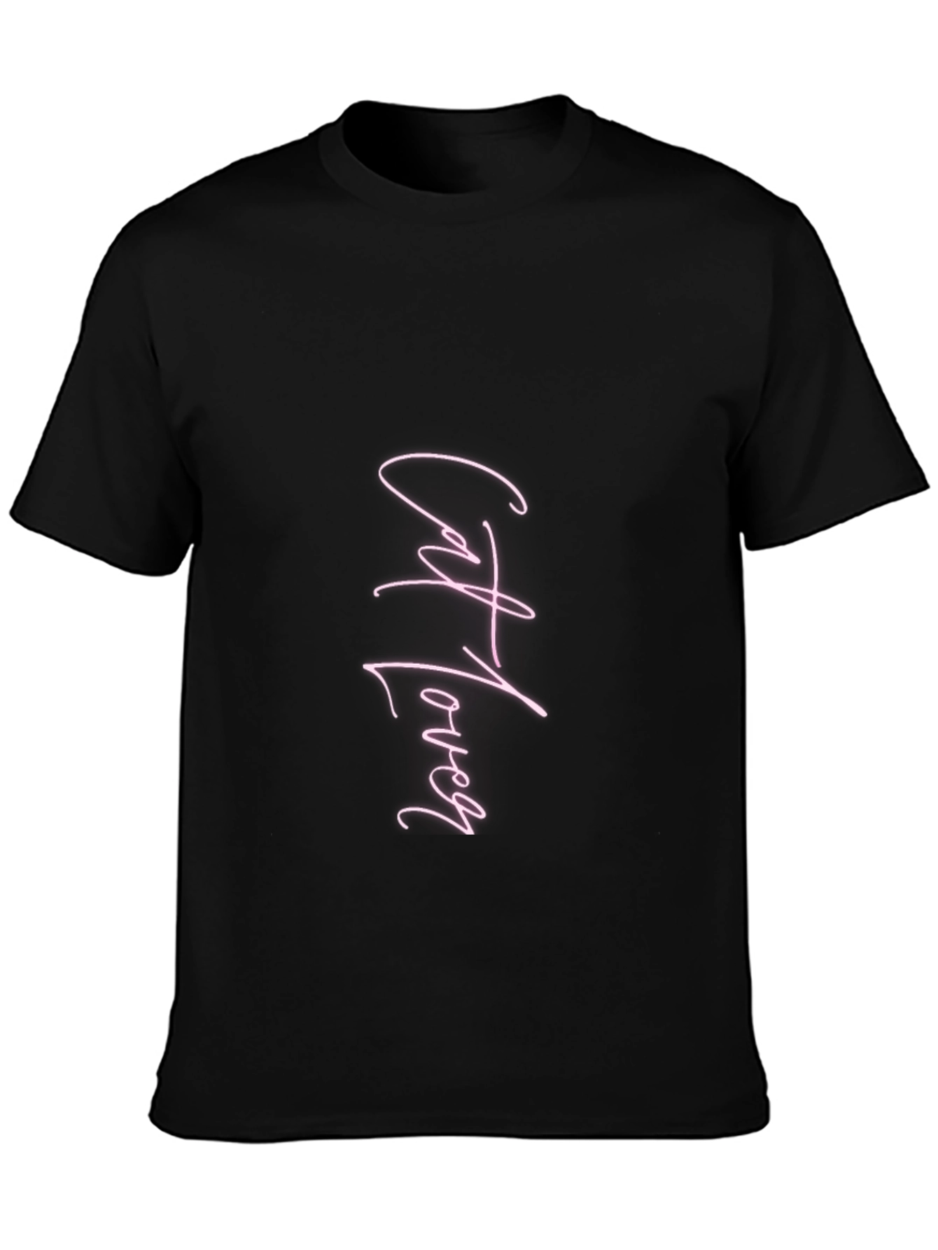 Cat Lover Black T-Shirt