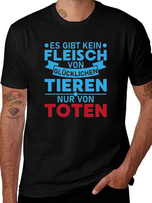 Vegan T-Shirt - No Meat From Happy Animals
