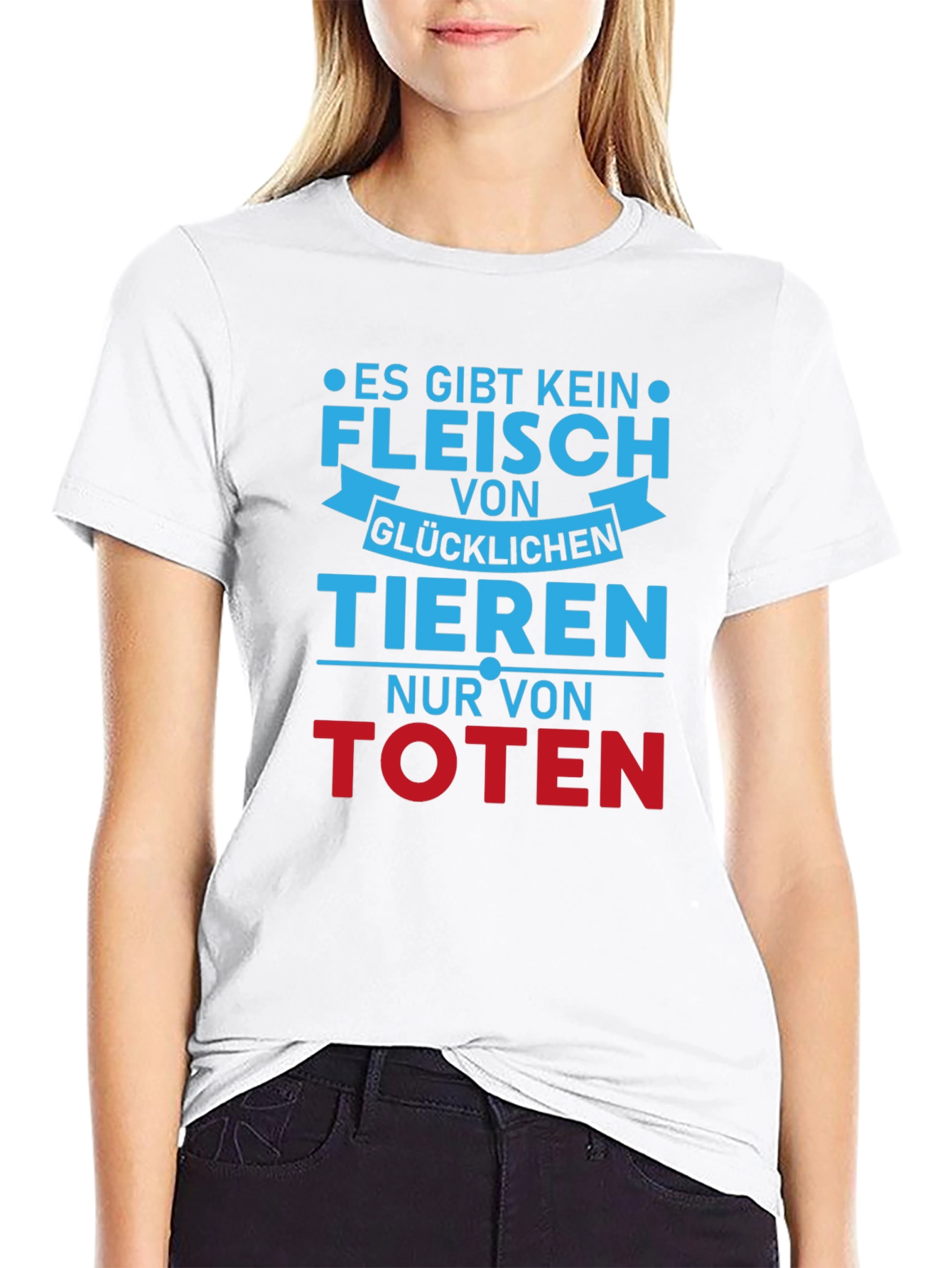 Vegan T-Shirt - No Meat From Happy Animals