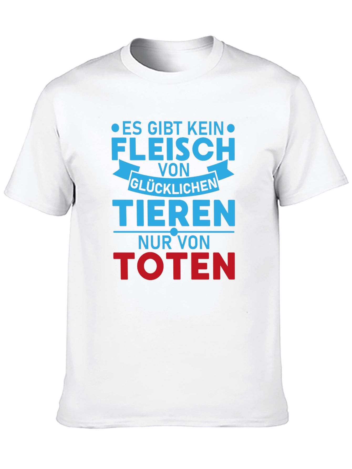 Vegan T-Shirt - No Meat From Happy Animals