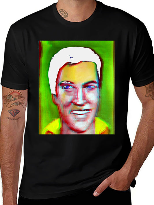 Abstract Portrait T-Shirt: Bold Artistic Tee