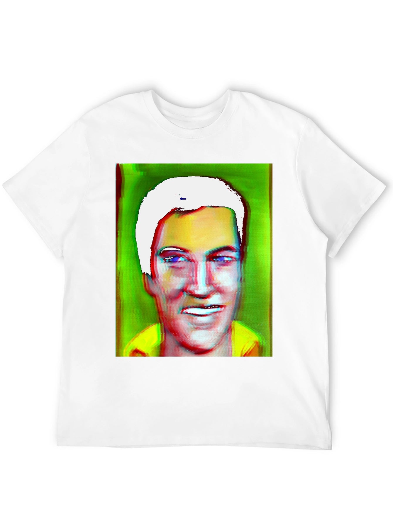 Abstract Portrait T-Shirt: Bold Artistic Tee