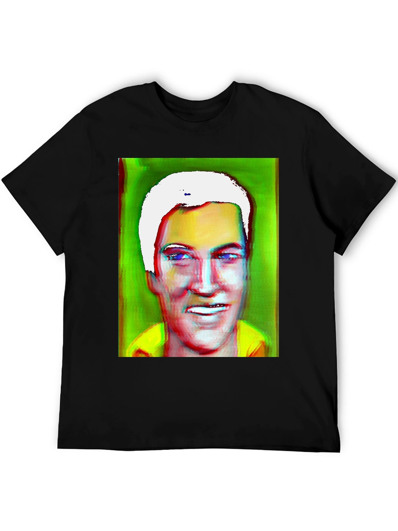 Abstract Portrait T-Shirt: Bold Artistic Tee