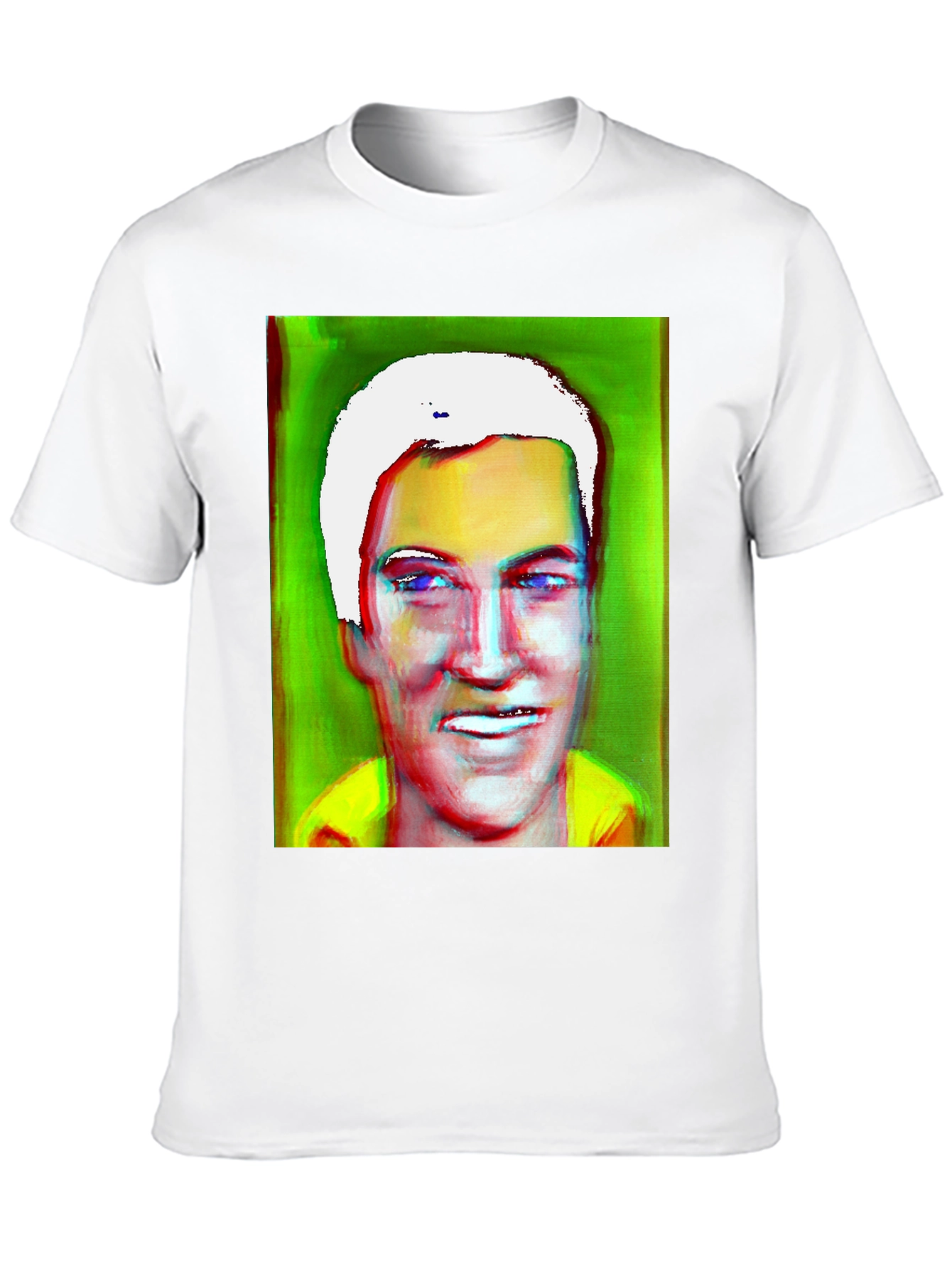 Abstract Portrait T-Shirt: Bold Artistic Tee
