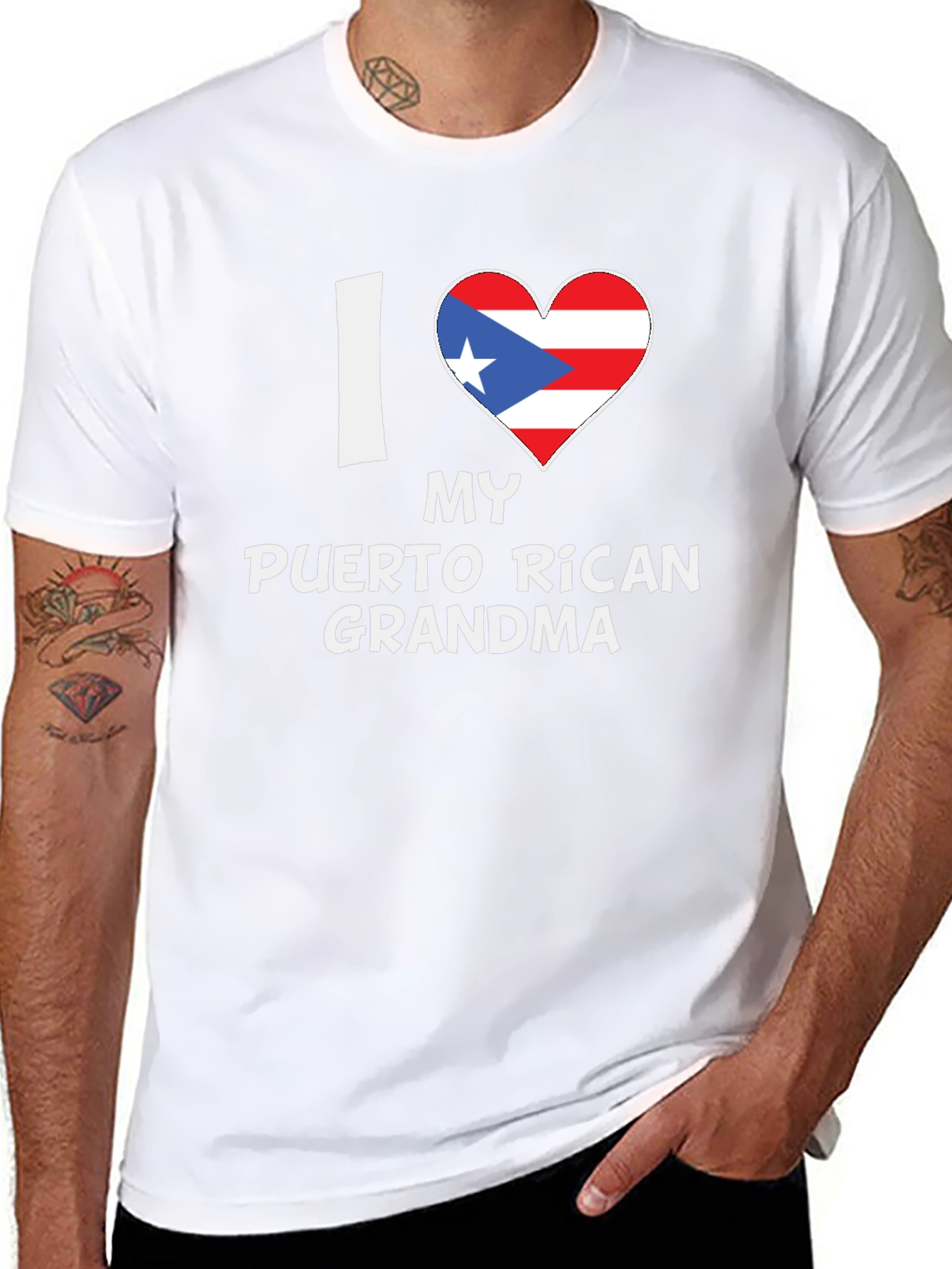 I Love My Puerto Rican Grandma T-Shirt