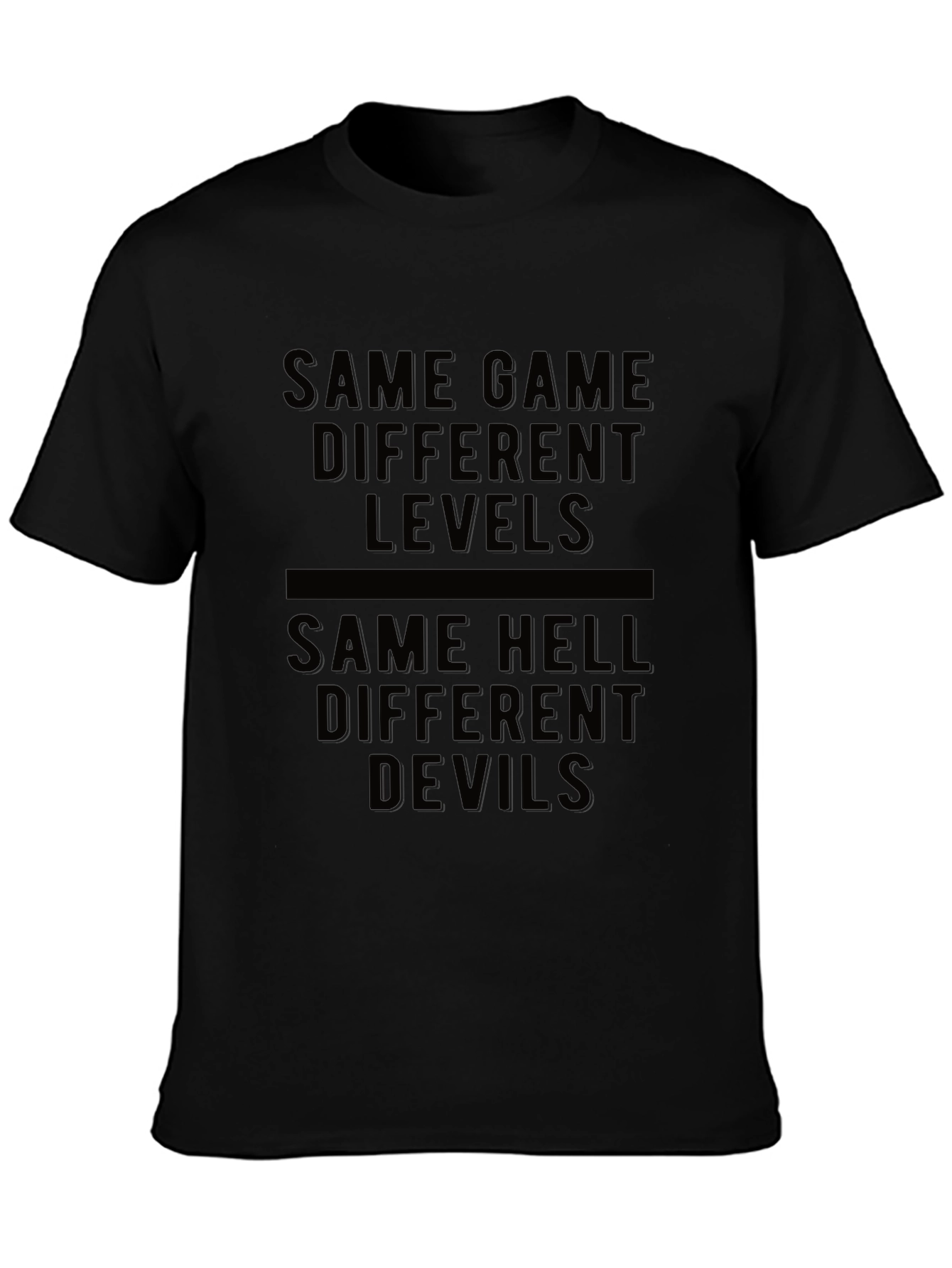 Same Game Different Levels Graphic Tee