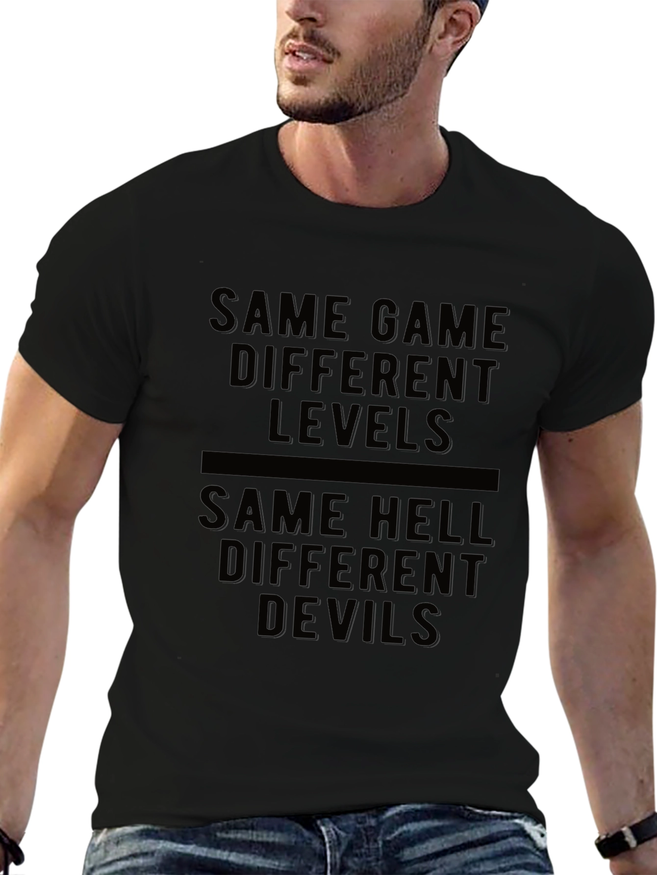 Same Game Different Levels Graphic Tee