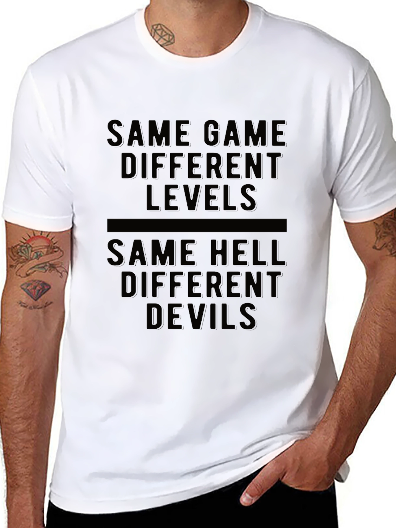 Same Game Different Levels Graphic Tee