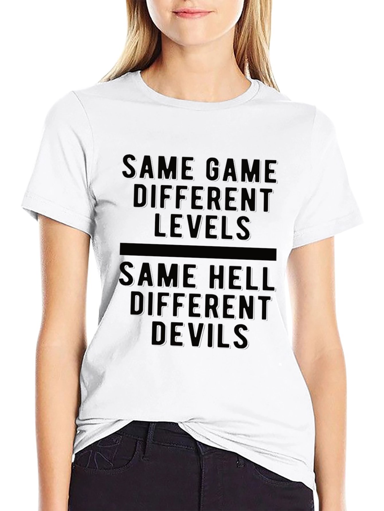 Same Game Different Levels Graphic Tee