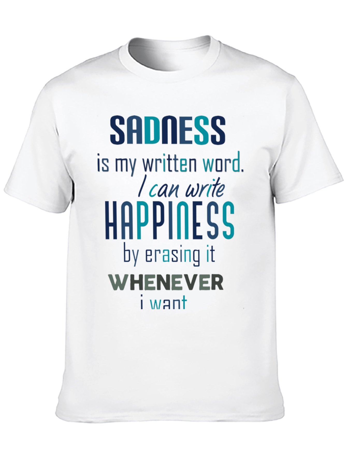 Sadness Happiness Graphic T-Shirt