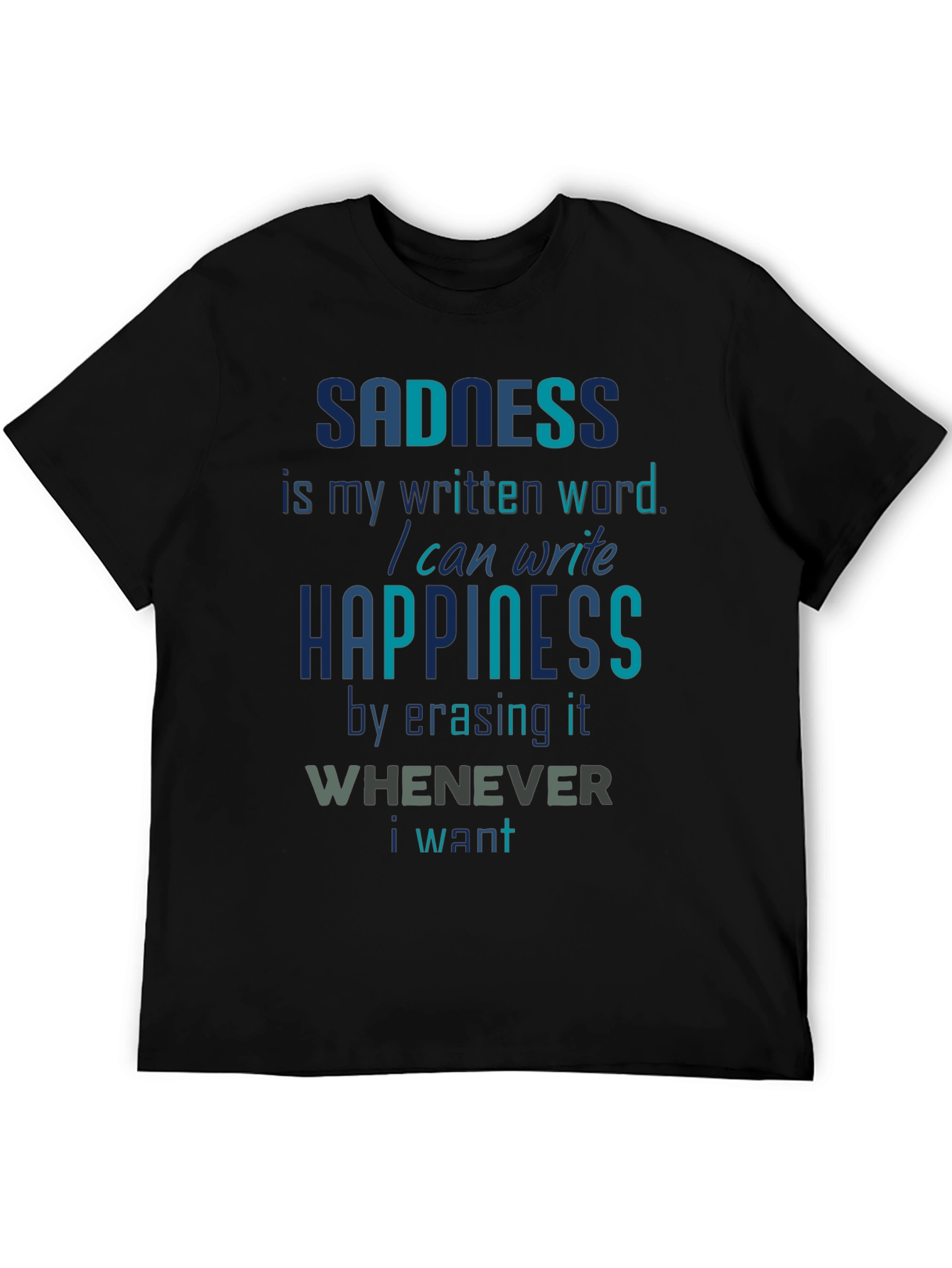 Sadness Happiness Graphic T-Shirt