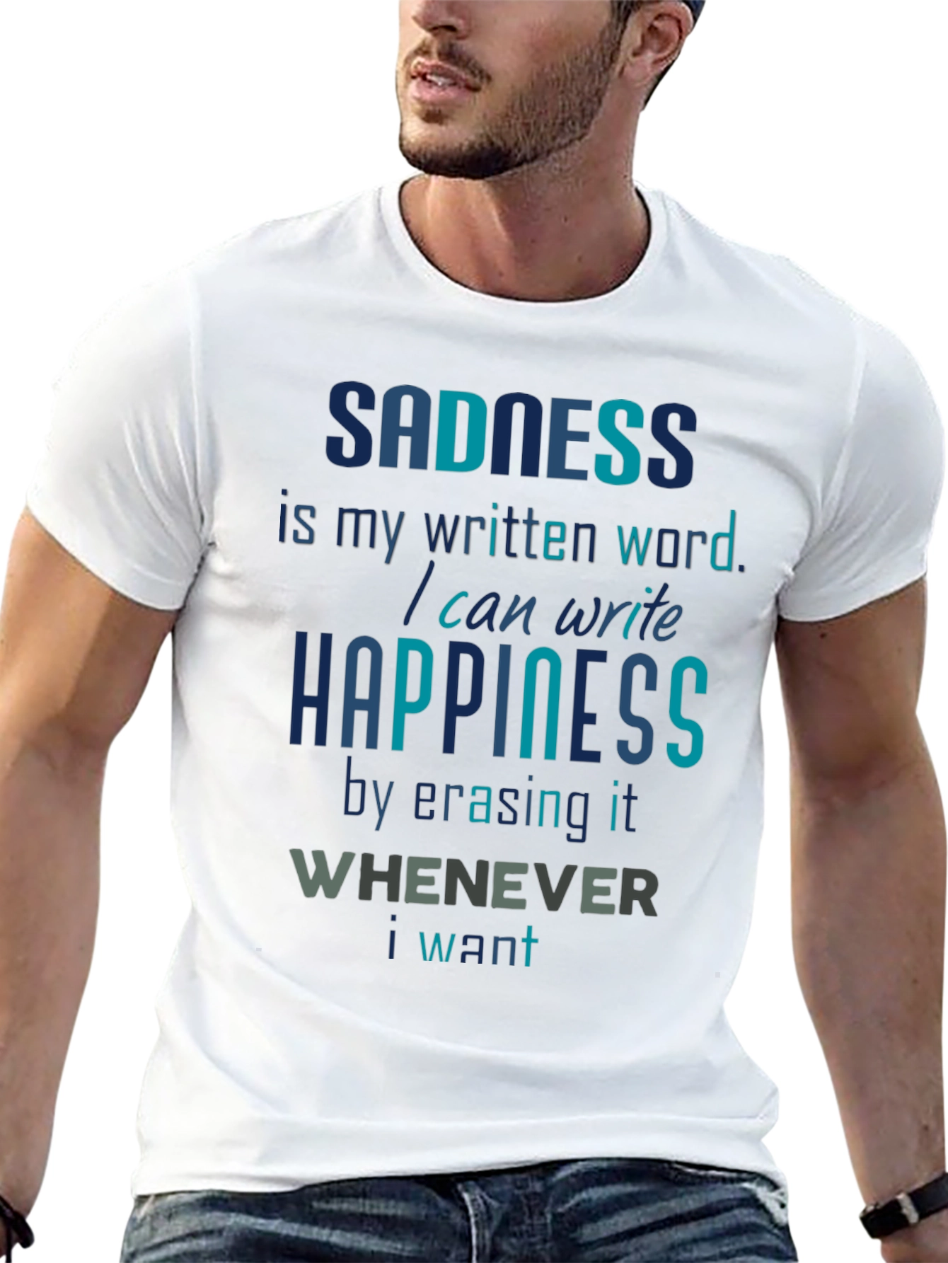 Sadness Happiness Graphic T-Shirt