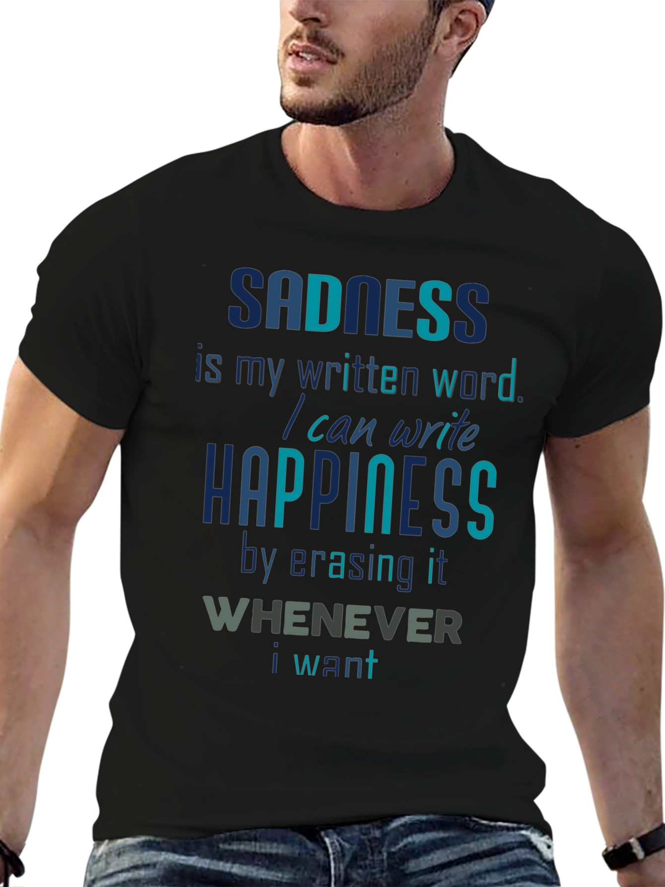 Sadness Happiness Graphic T-Shirt