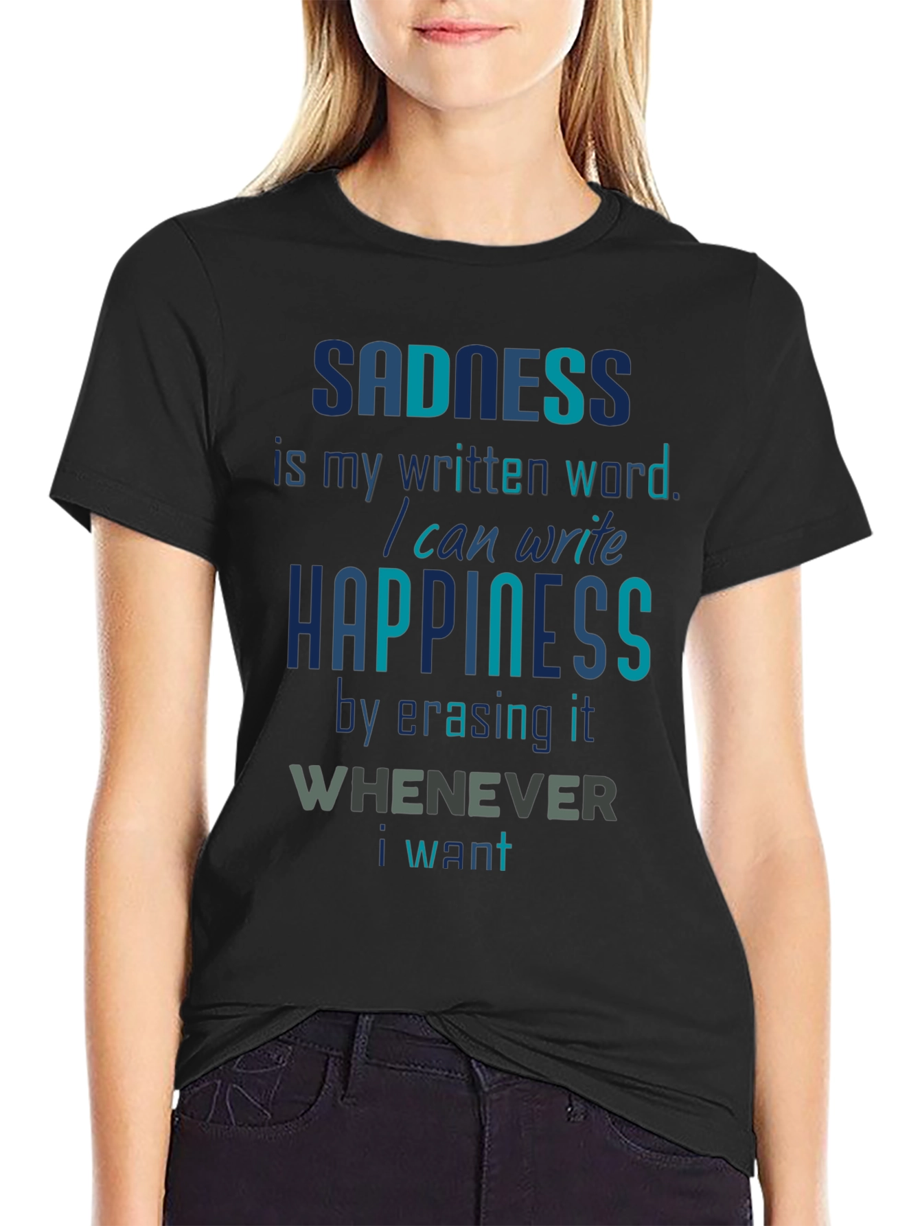 Sadness Happiness Graphic T-Shirt