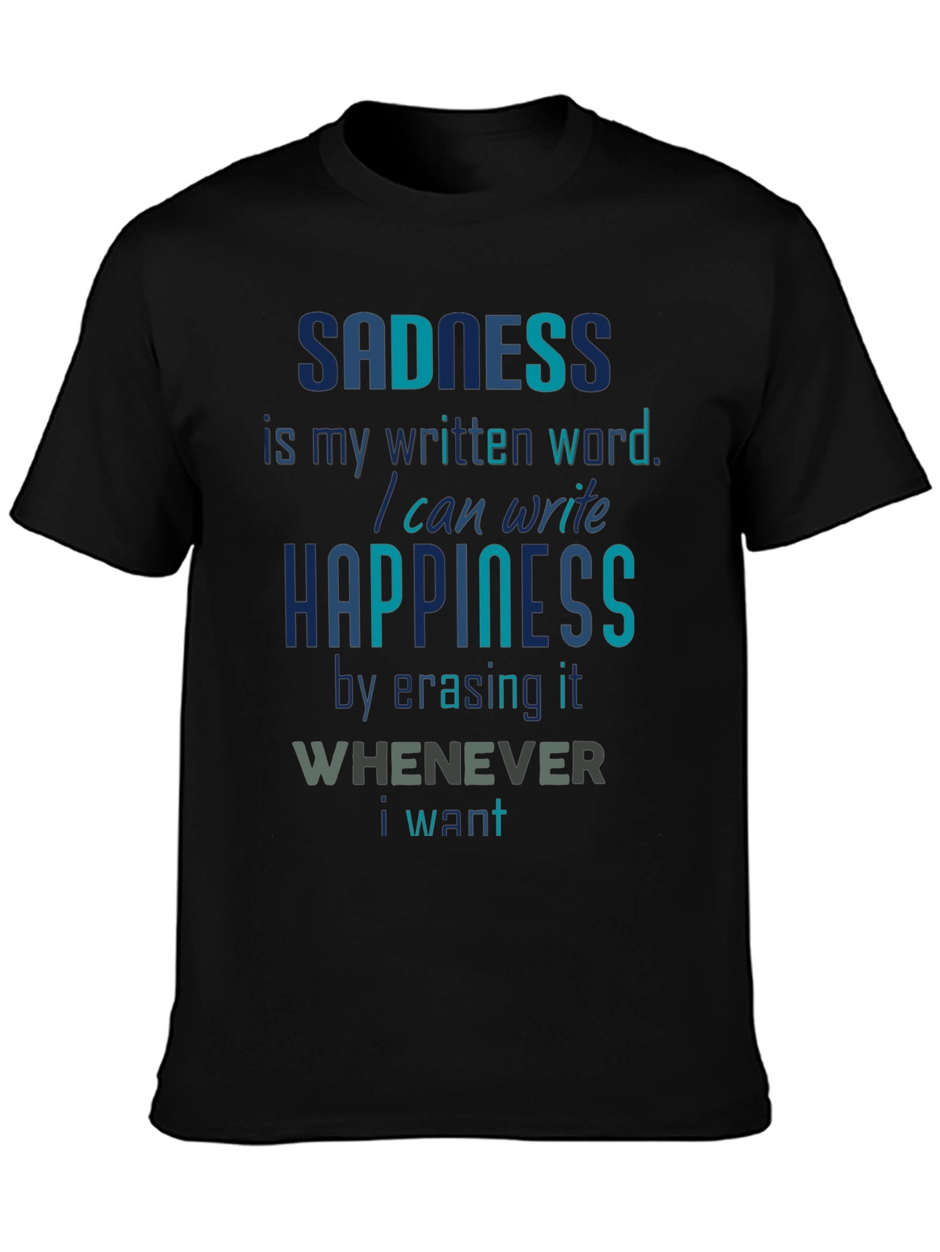 Sadness Happiness Graphic T-Shirt