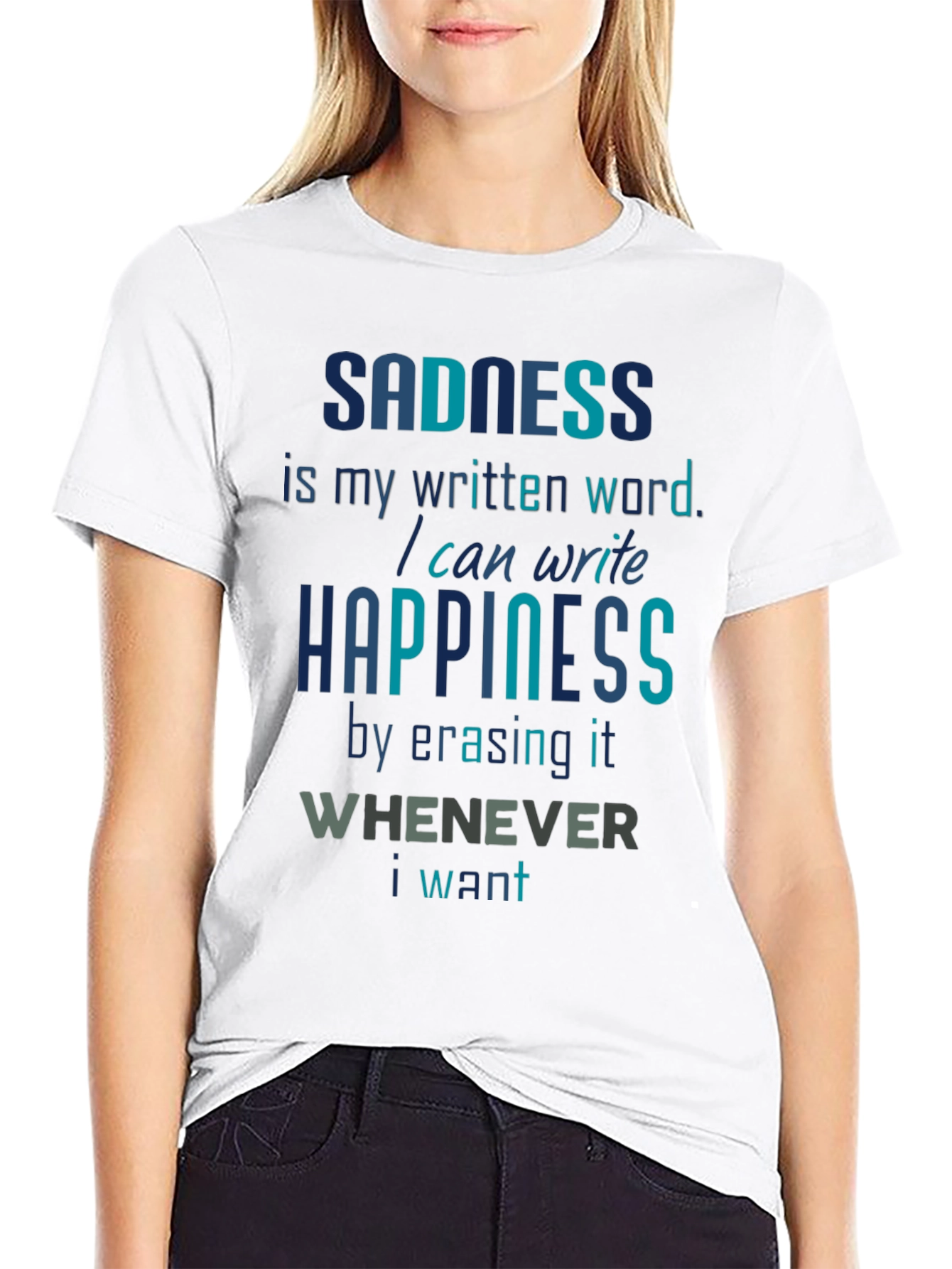 Sadness Happiness Graphic T-Shirt