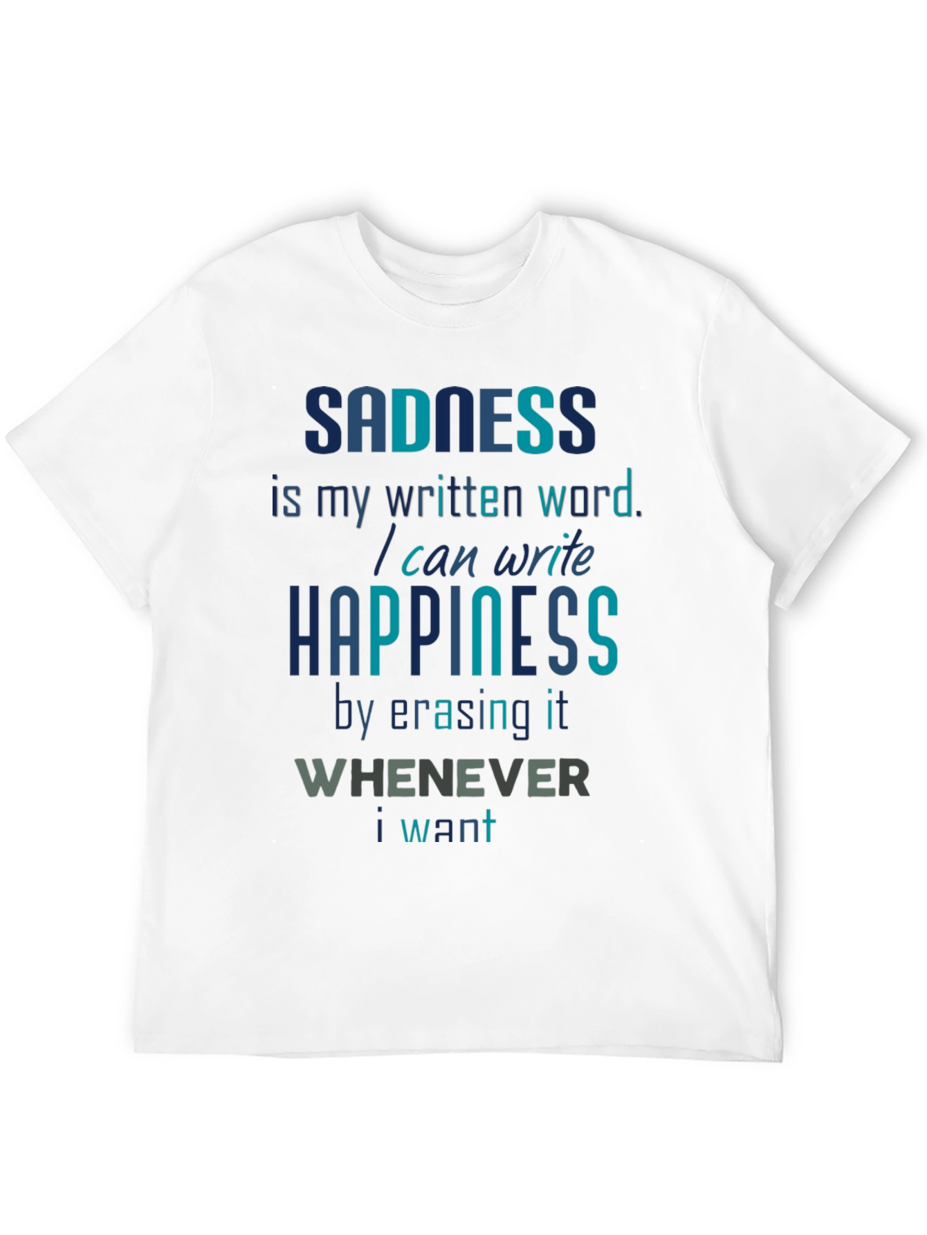Sadness Happiness Graphic T-Shirt
