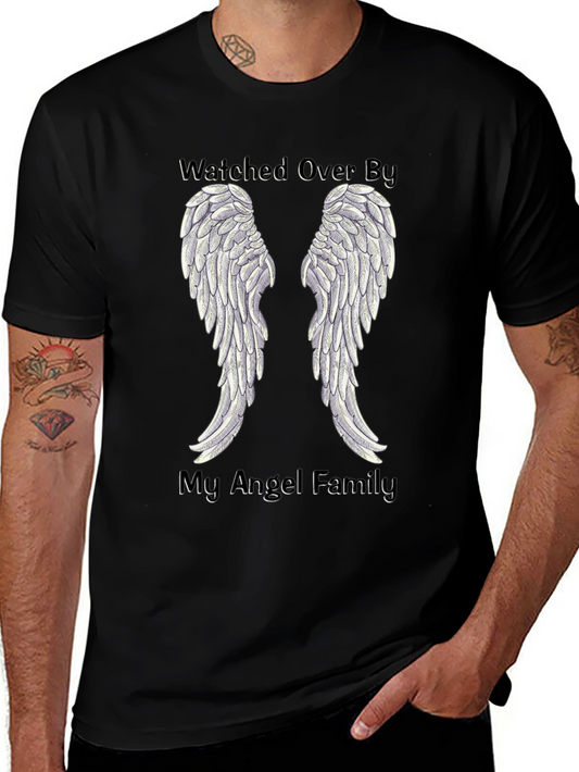 Watched Over By My Angel Family T-Shirt