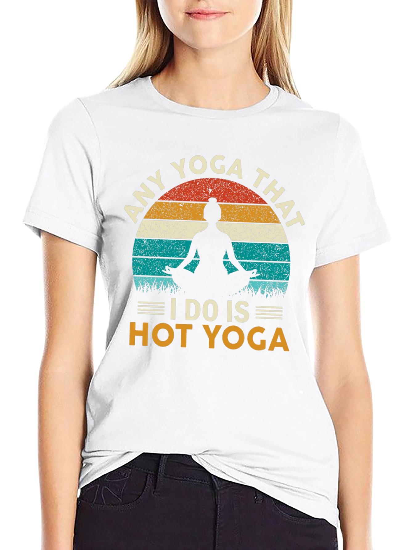 Hot Yoga Graphic Tee - Unisex Cotton Shirt