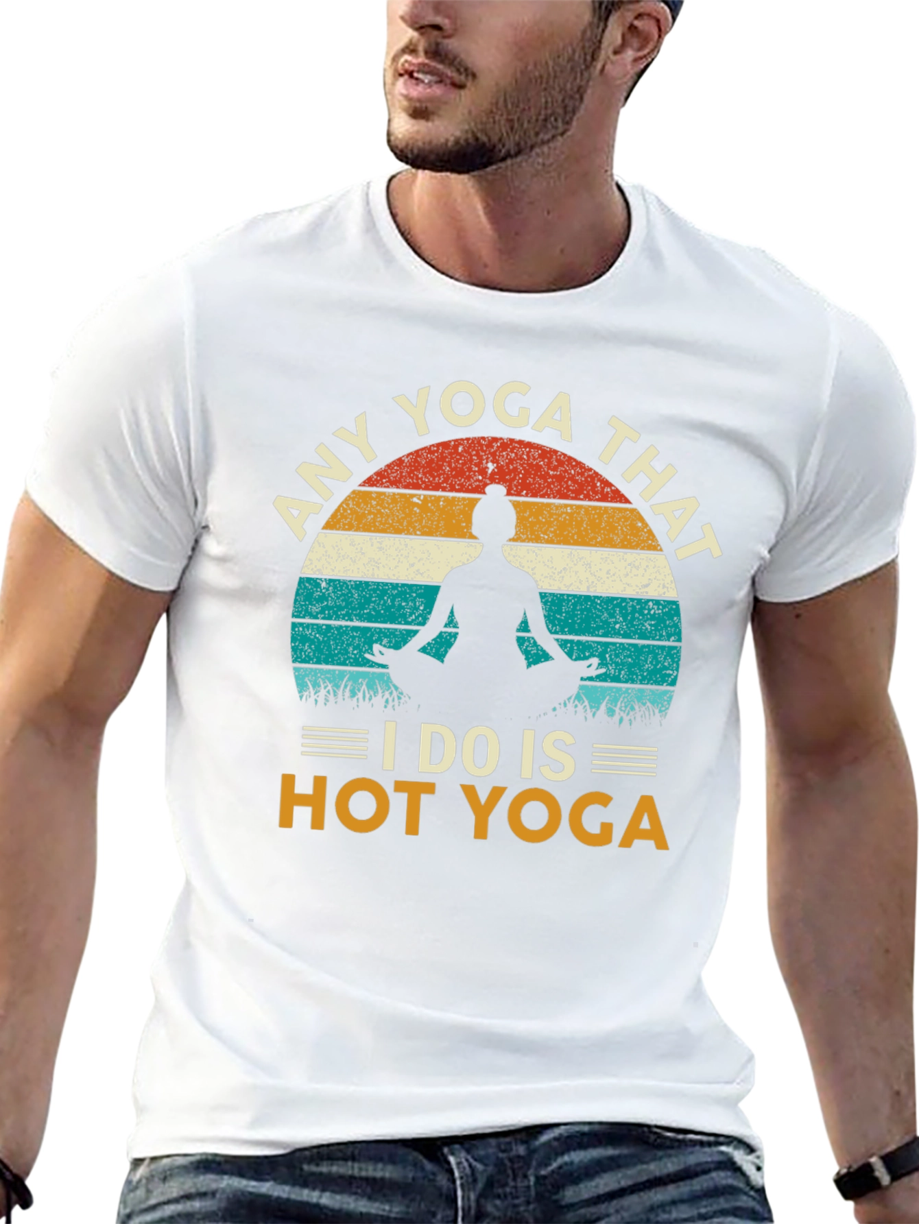 Hot Yoga Graphic Tee - Unisex Cotton Shirt