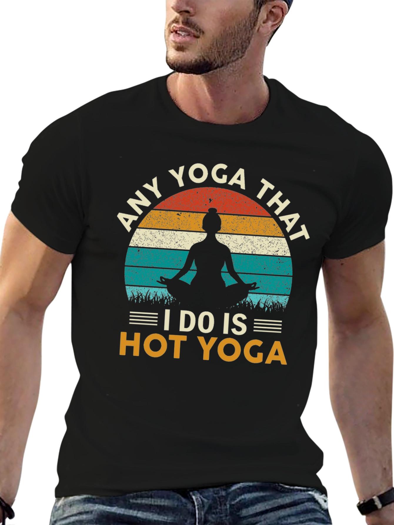 Hot Yoga Graphic Tee - Unisex Cotton Shirt