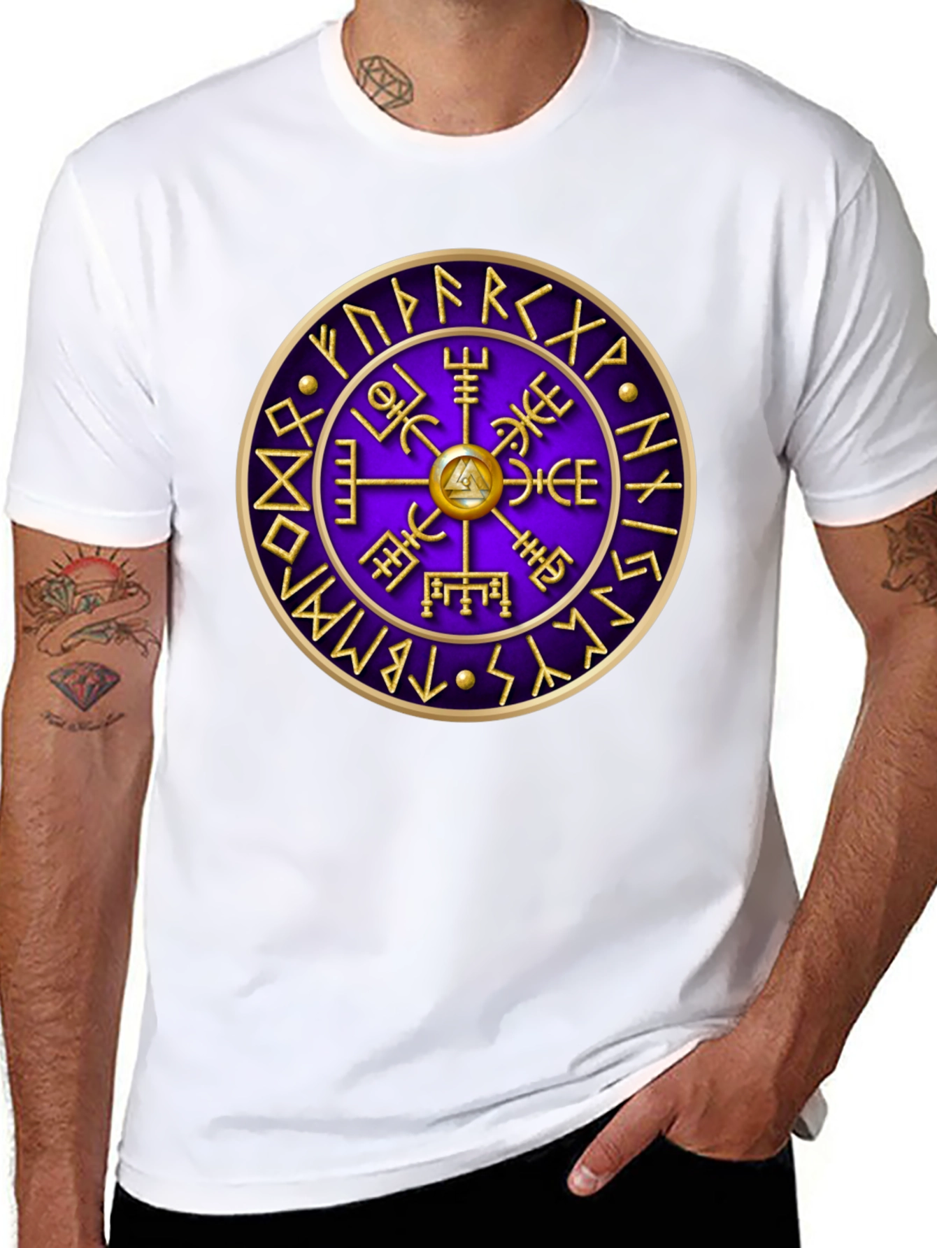 Vegvisir Viking Compass T-Shirt