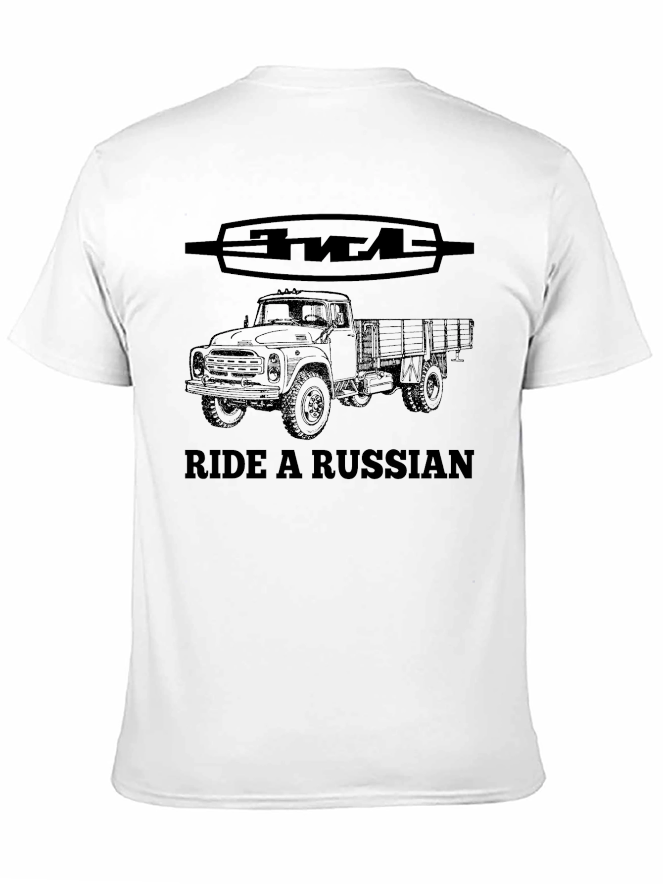 Ride a Russian Truck T-Shirt - Classic Soviet Style