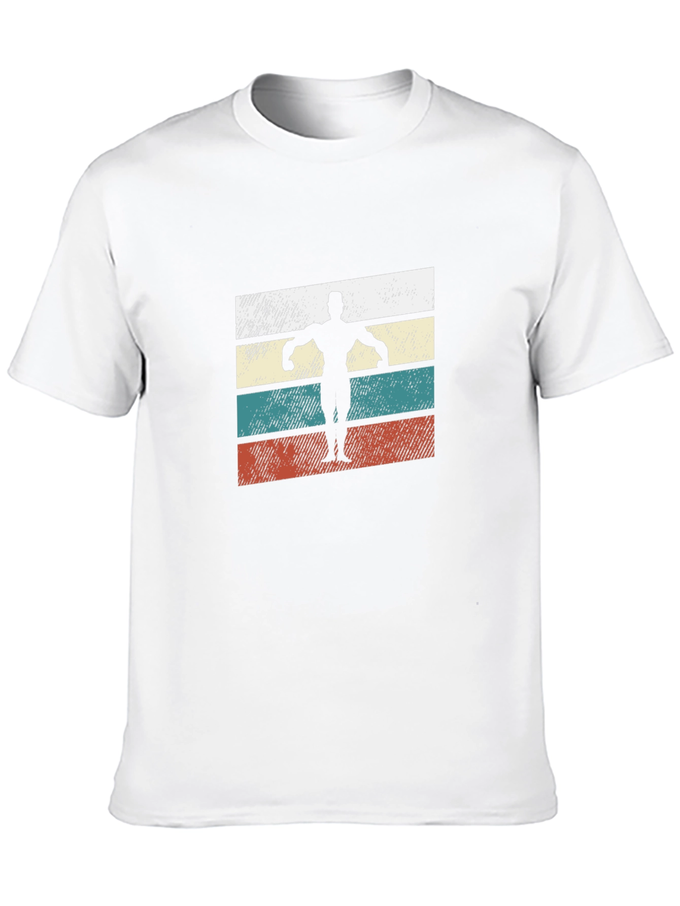Retro Bodybuilder T-Shirt - Classic Gym Style