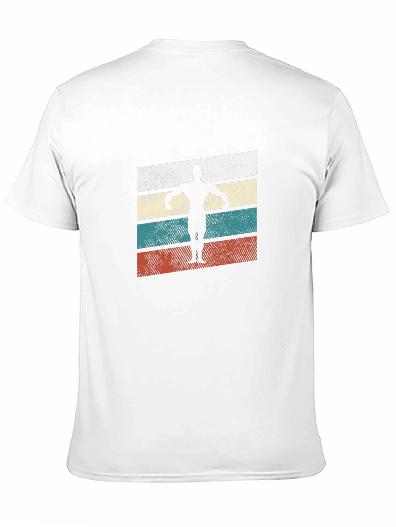 Retro Bodybuilder T-Shirt - Classic Gym Style