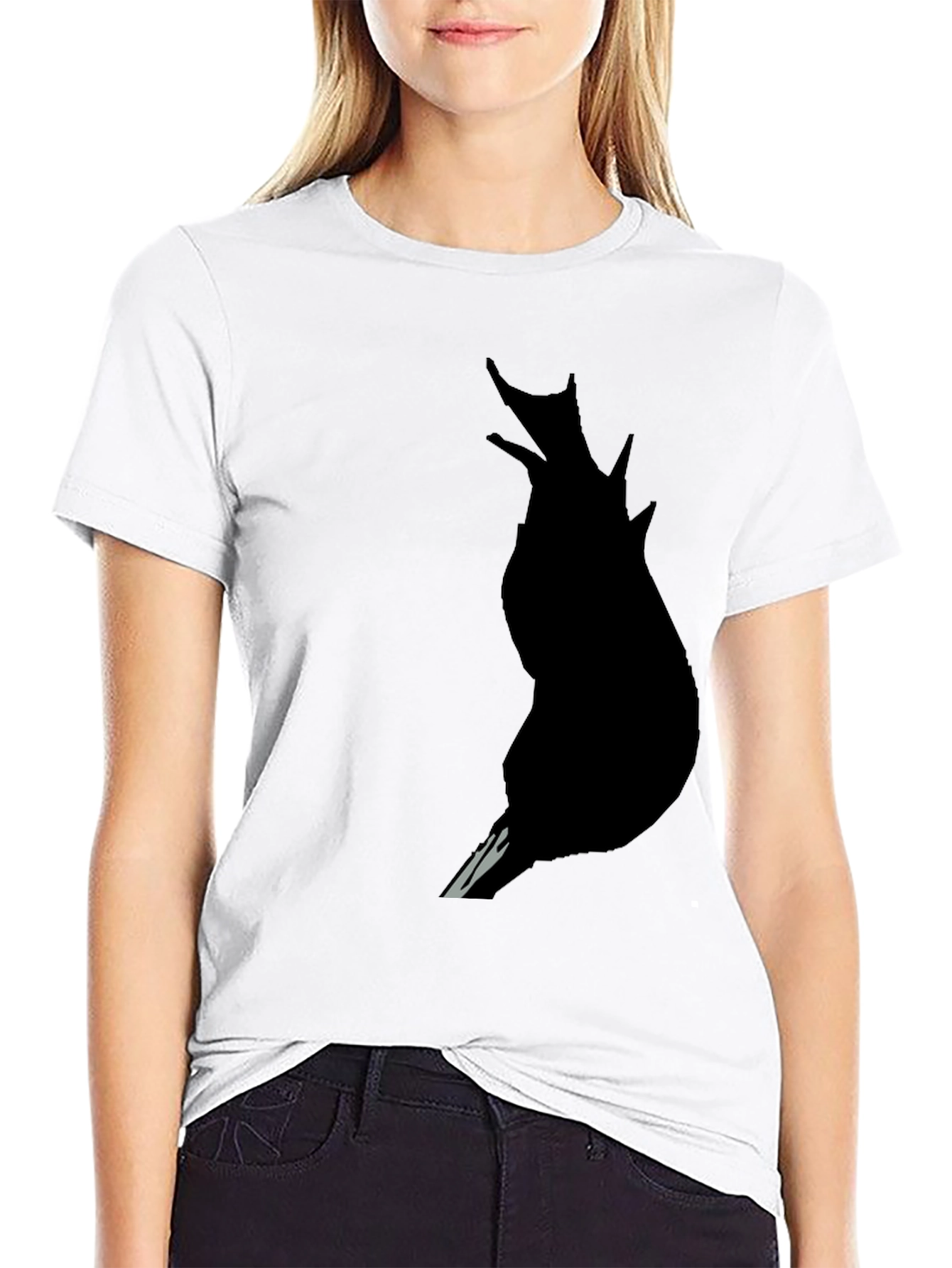 Raven Silhouette Black T-Shirt - Mens Graphic Tee