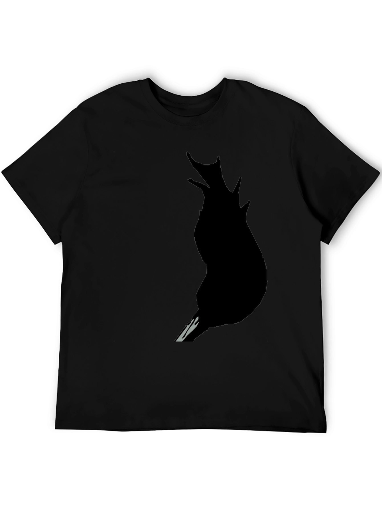 Raven Silhouette Black T-Shirt - Mens Graphic Tee