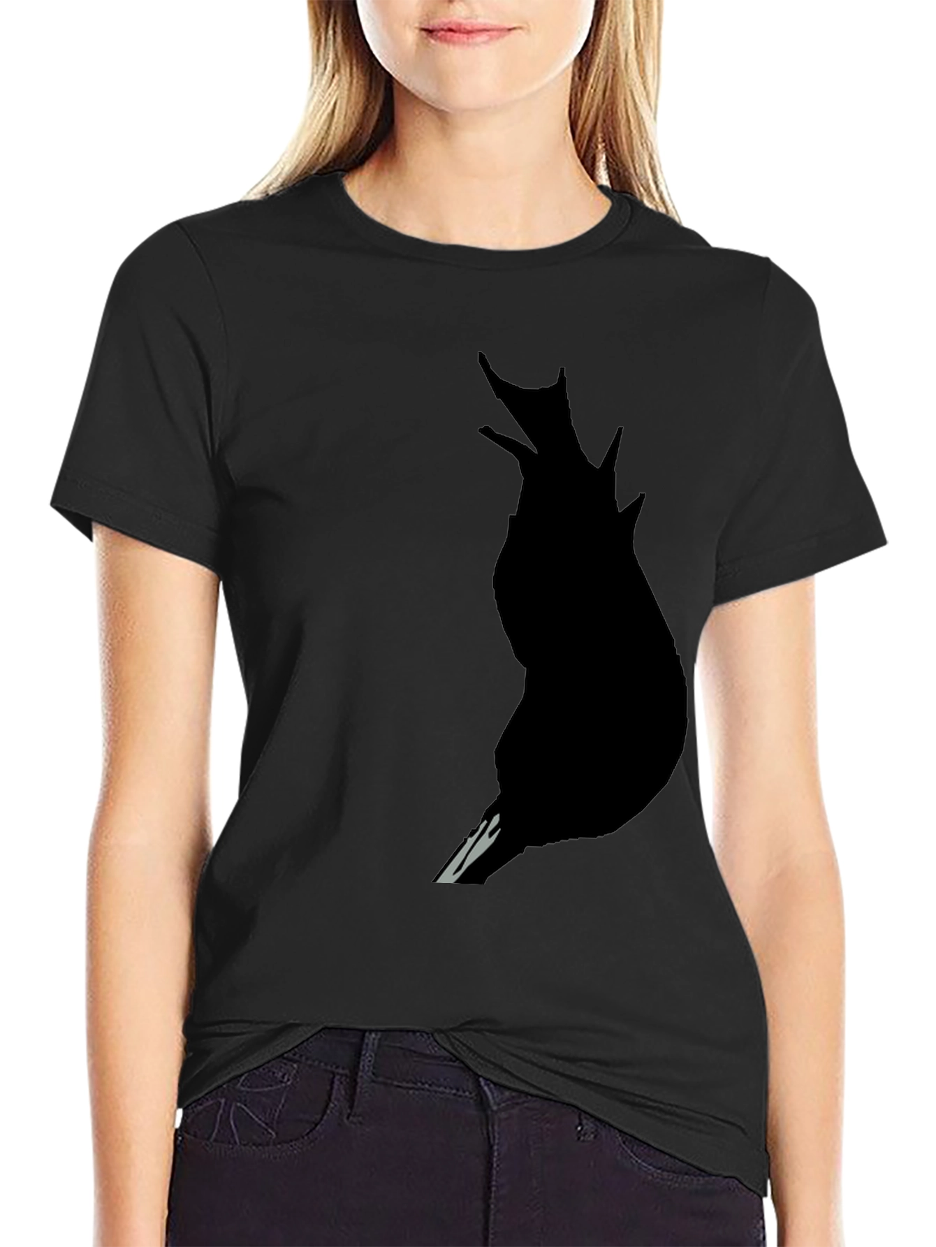 Raven Silhouette Black T-Shirt - Mens Graphic Tee