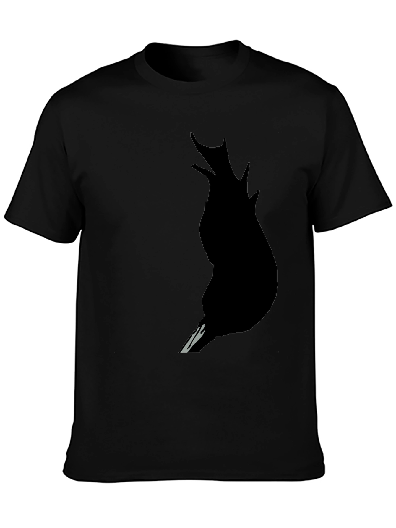 Raven Silhouette Black T-Shirt - Mens Graphic Tee