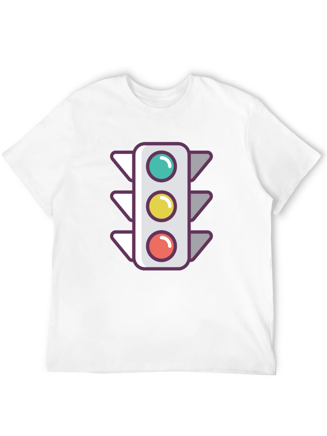 Traffic Light Graphic Tee - Street Style Shirt