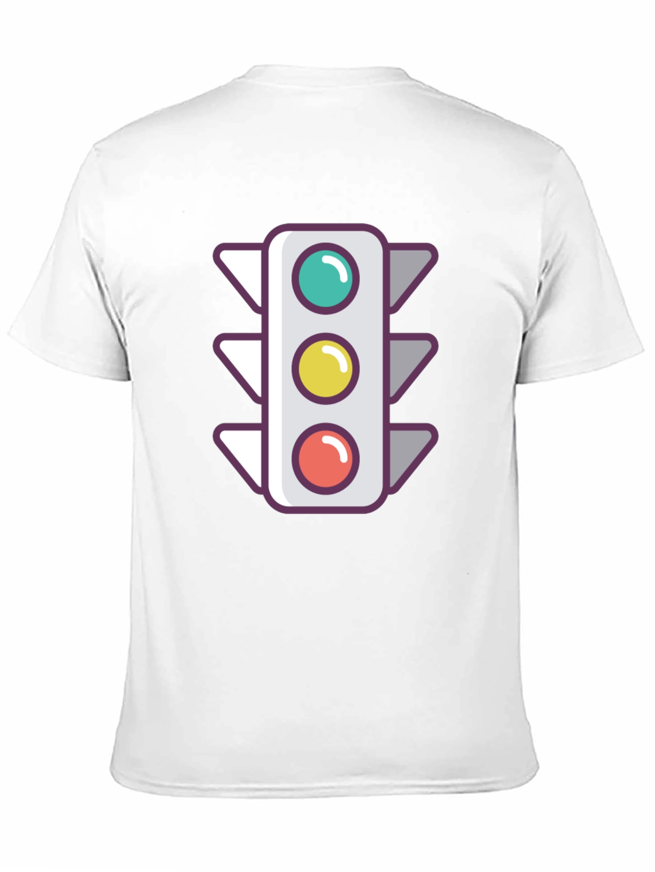 Traffic Light Graphic Tee - Street Style Shirt