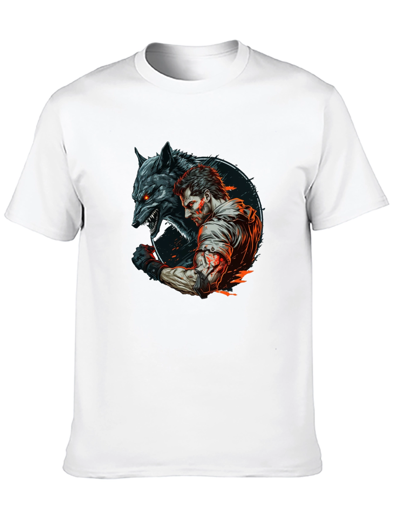 Werewolf Graphic Black Tee