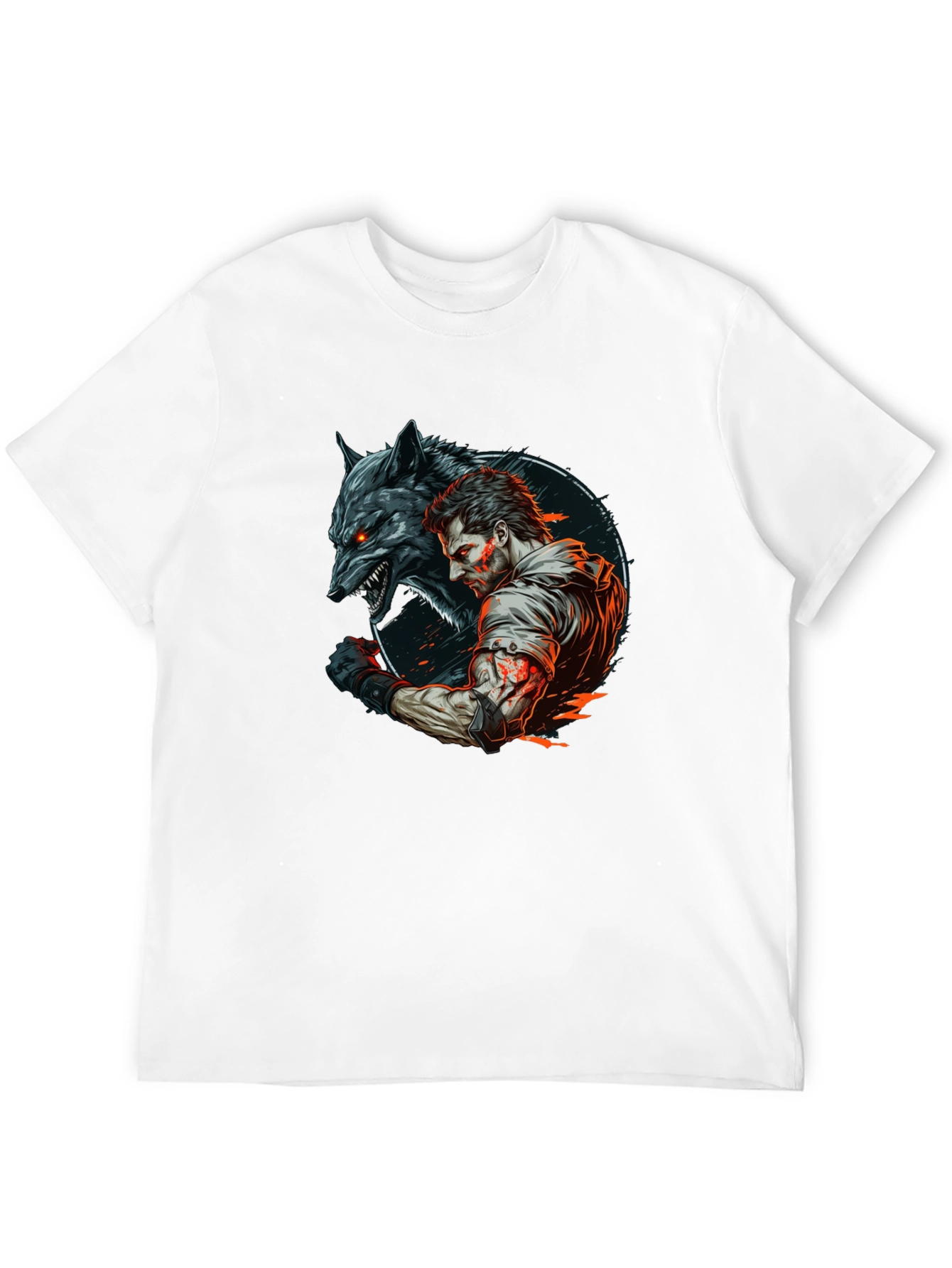 Werewolf Graphic Black Tee