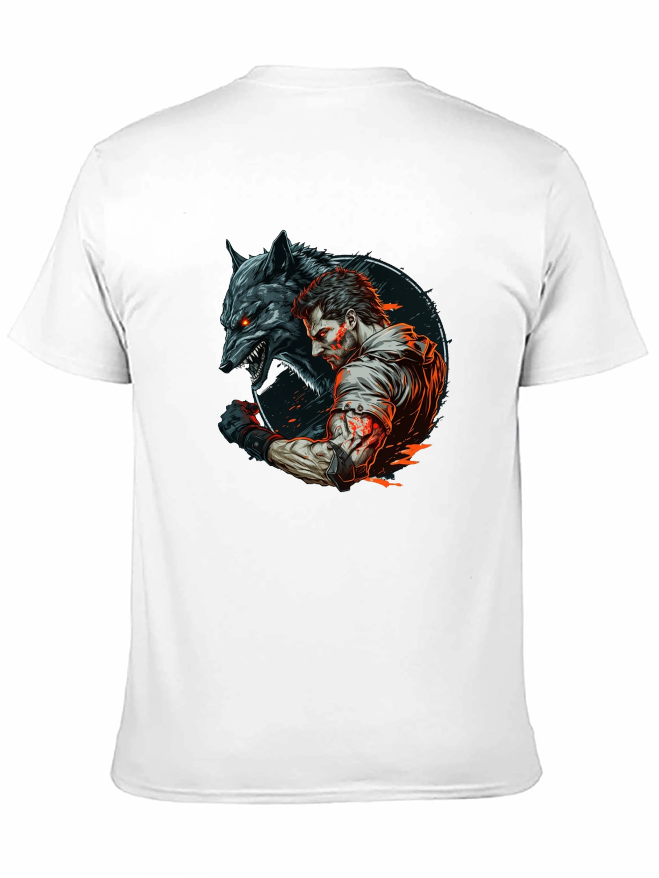 Werewolf Graphic Black Tee