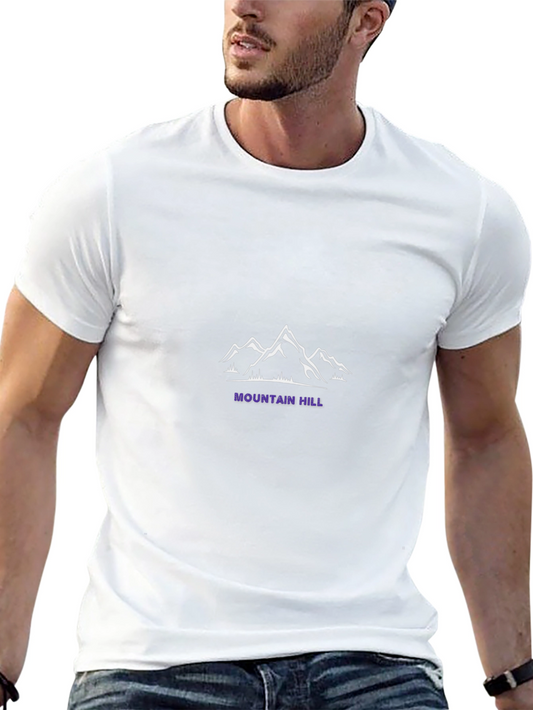 Mountain Hill Graphic Black Tee