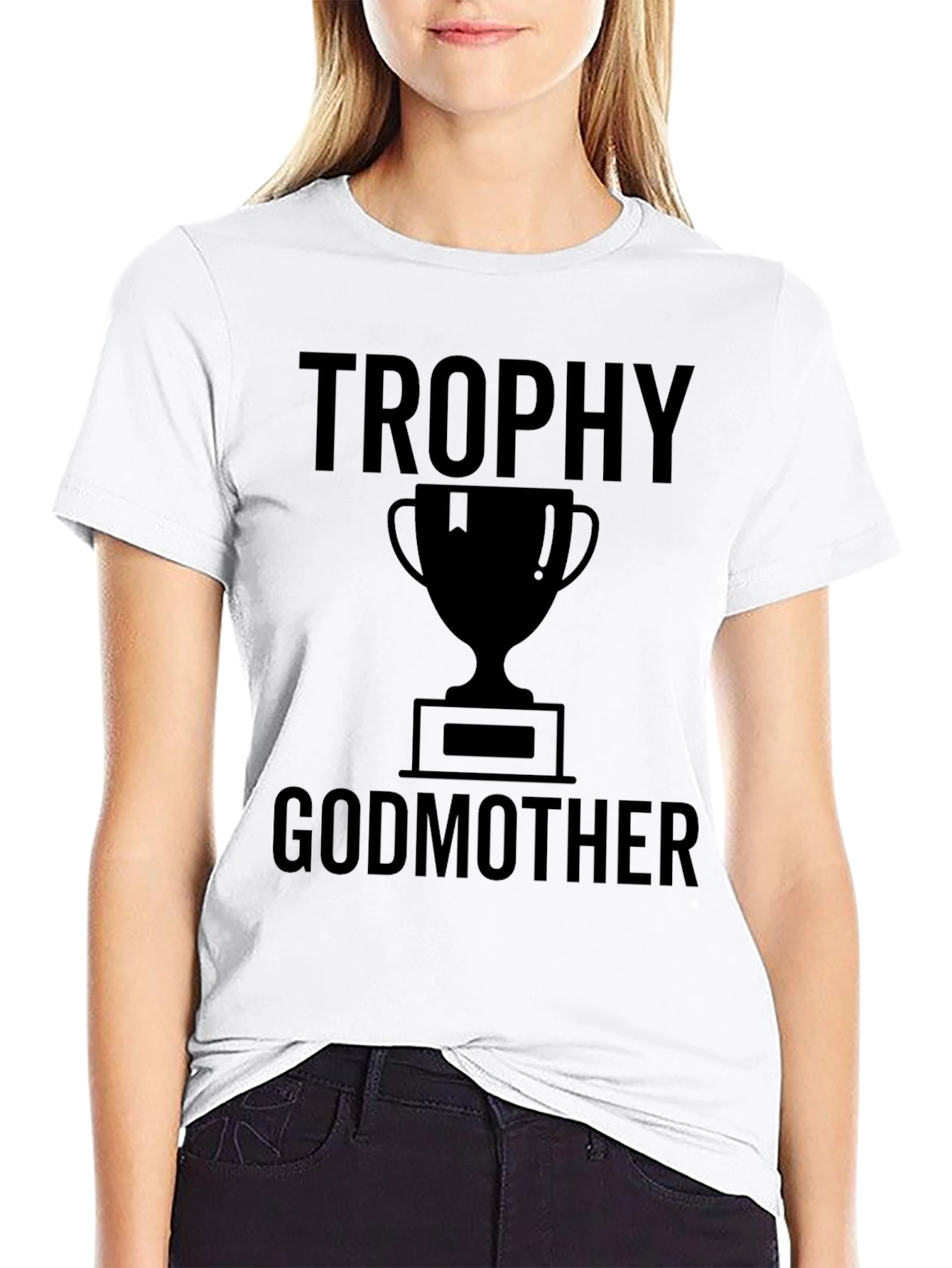 Trophy Godmother Graphic T-Shirt - Black