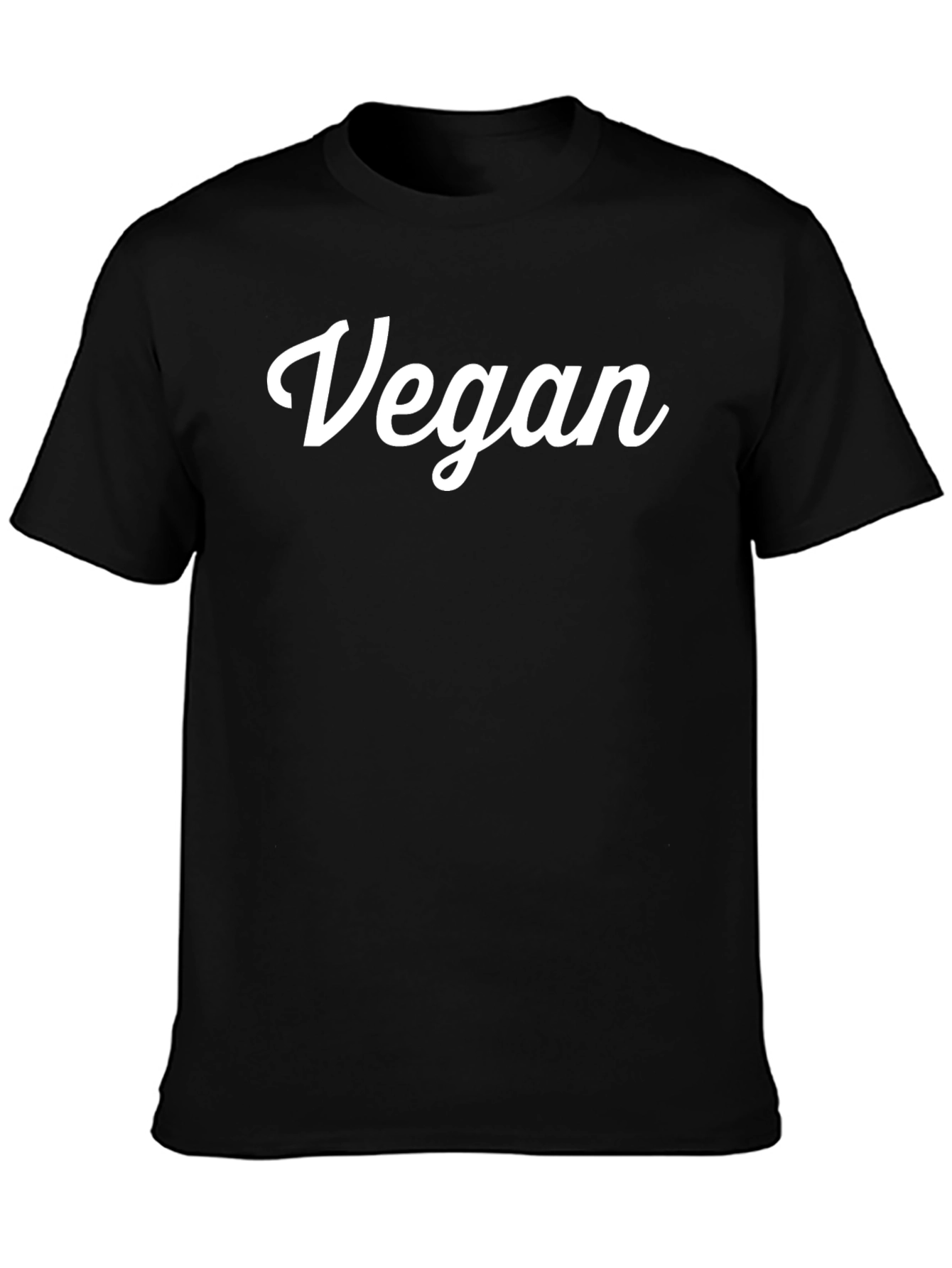 Vegan Statement T-Shirt - Bold White Print