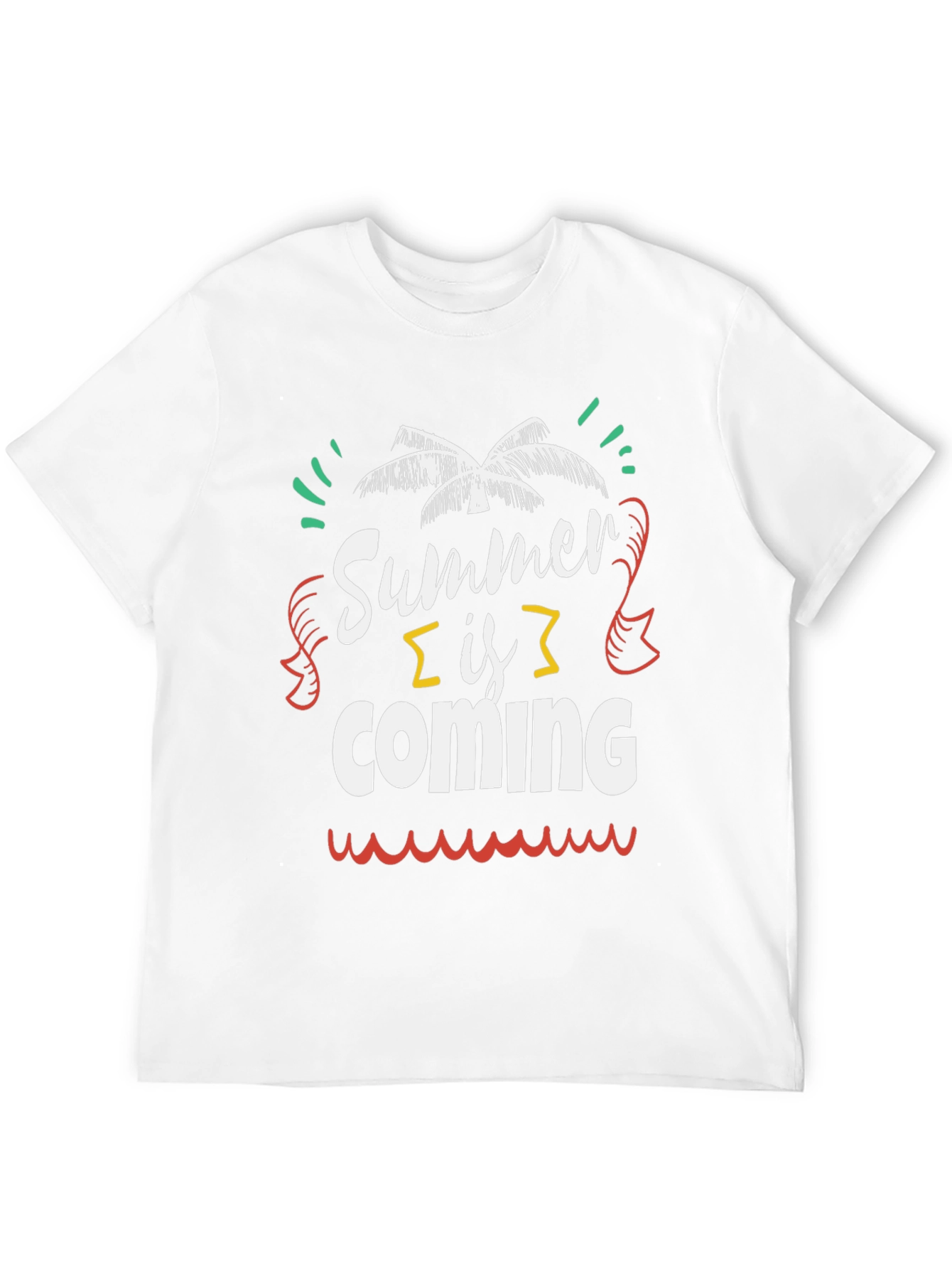 Summer is Coming Black Graphic Tee