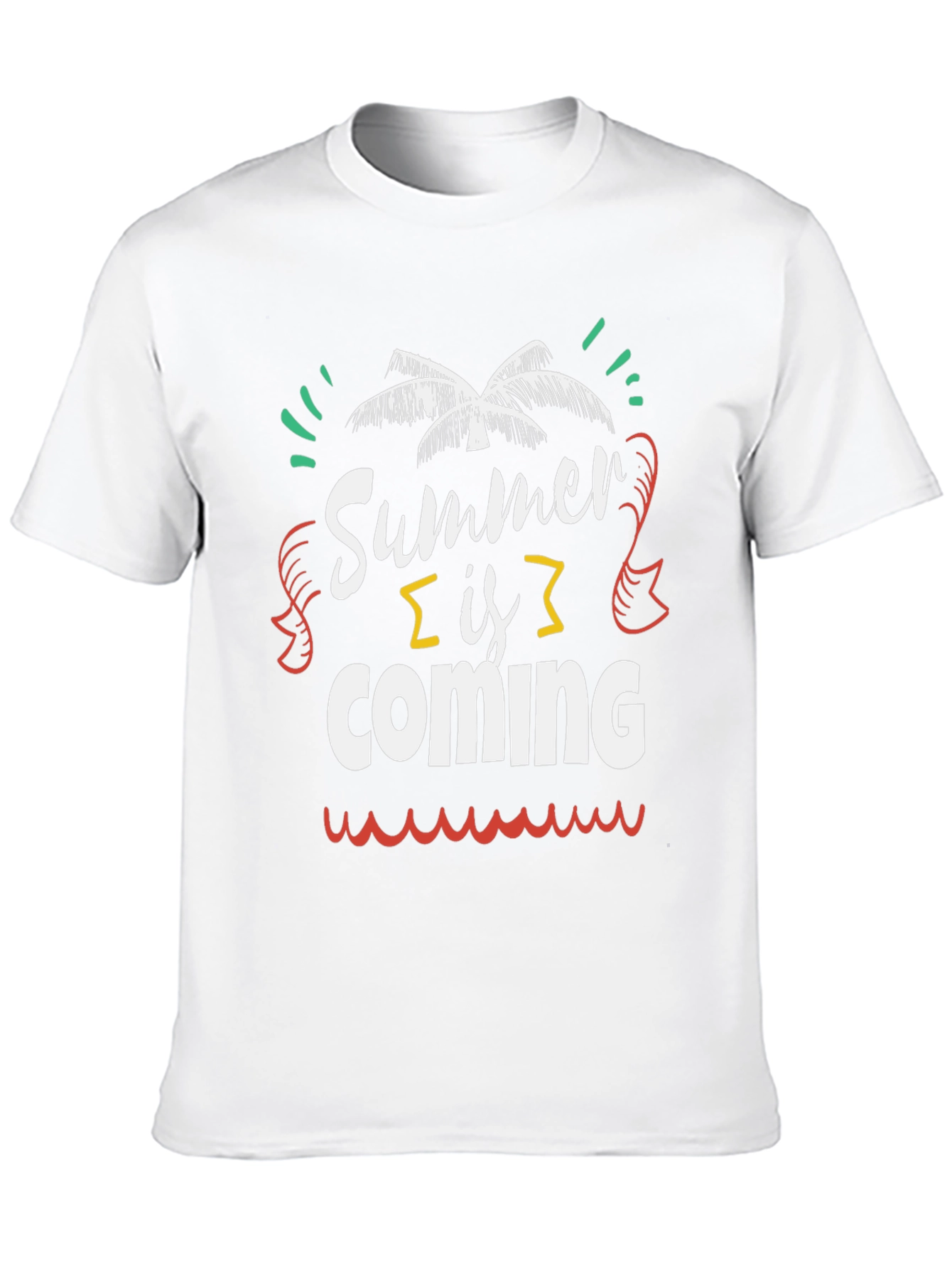 Summer is Coming Black Graphic Tee